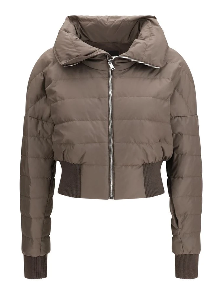 Brown Polyester Coat