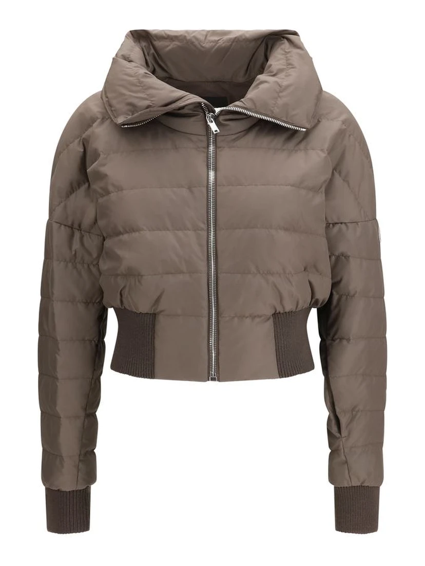 Brown Polyester Coat