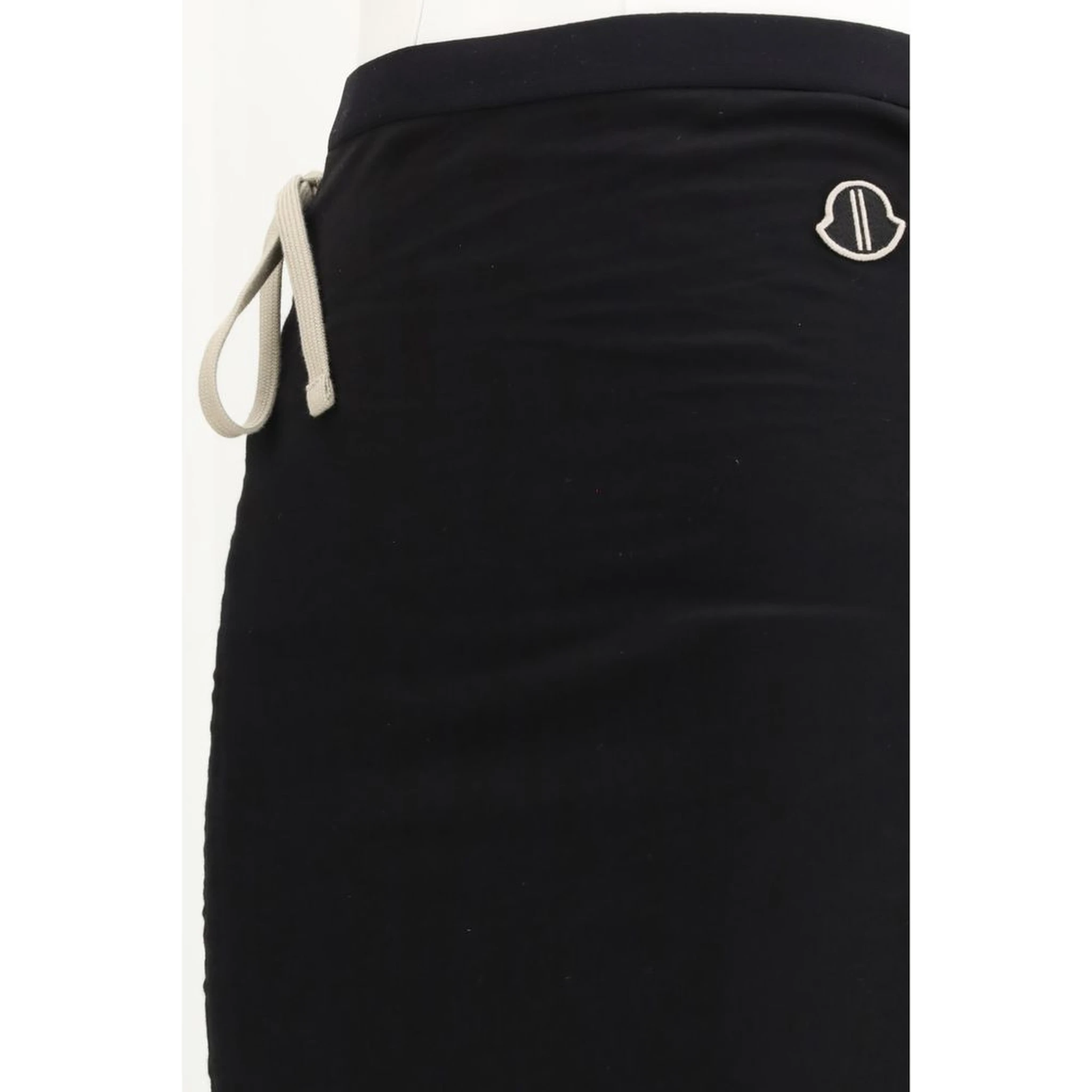 Black Cotton Long Skirt