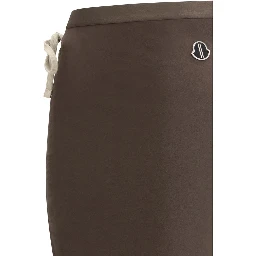 Brown Cotton Long Skirt