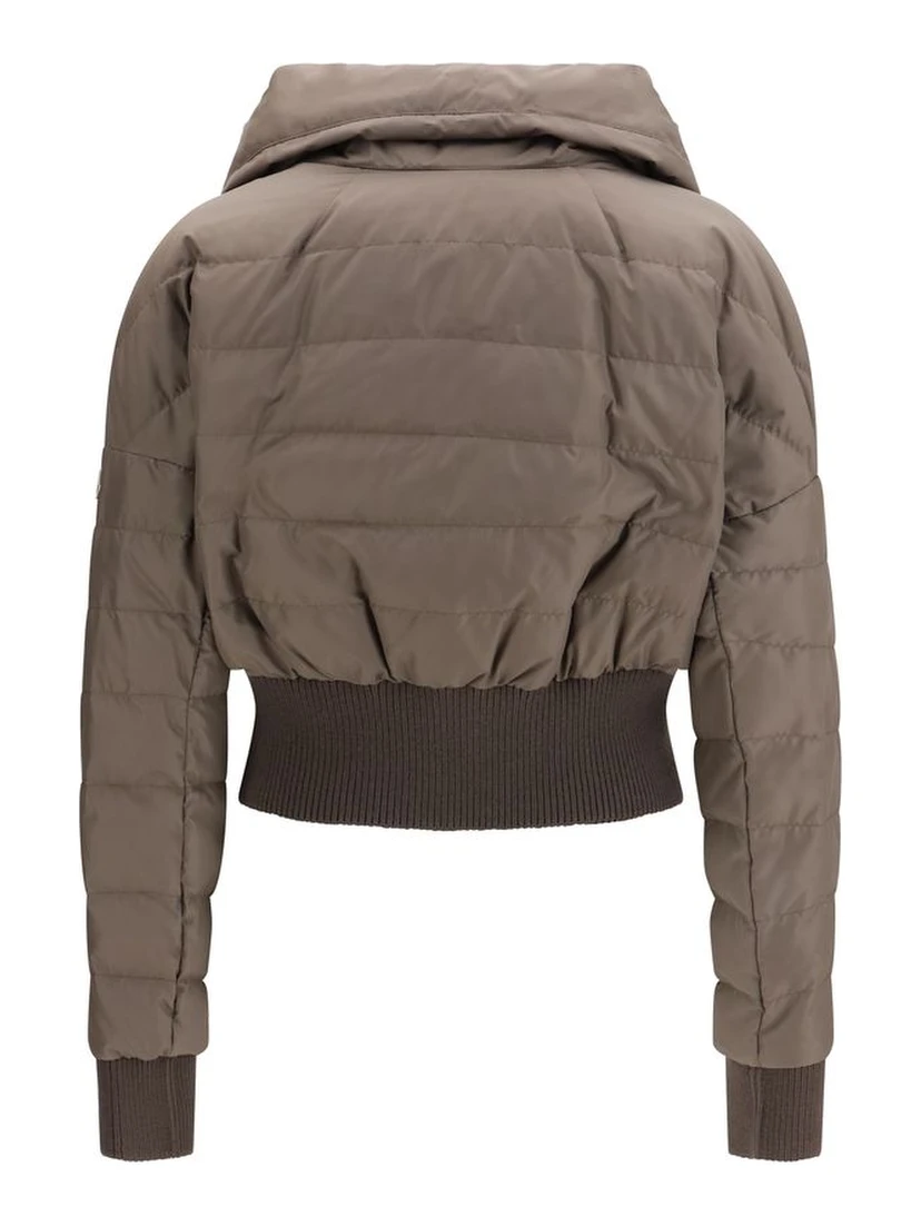 Brown Polyester Coat