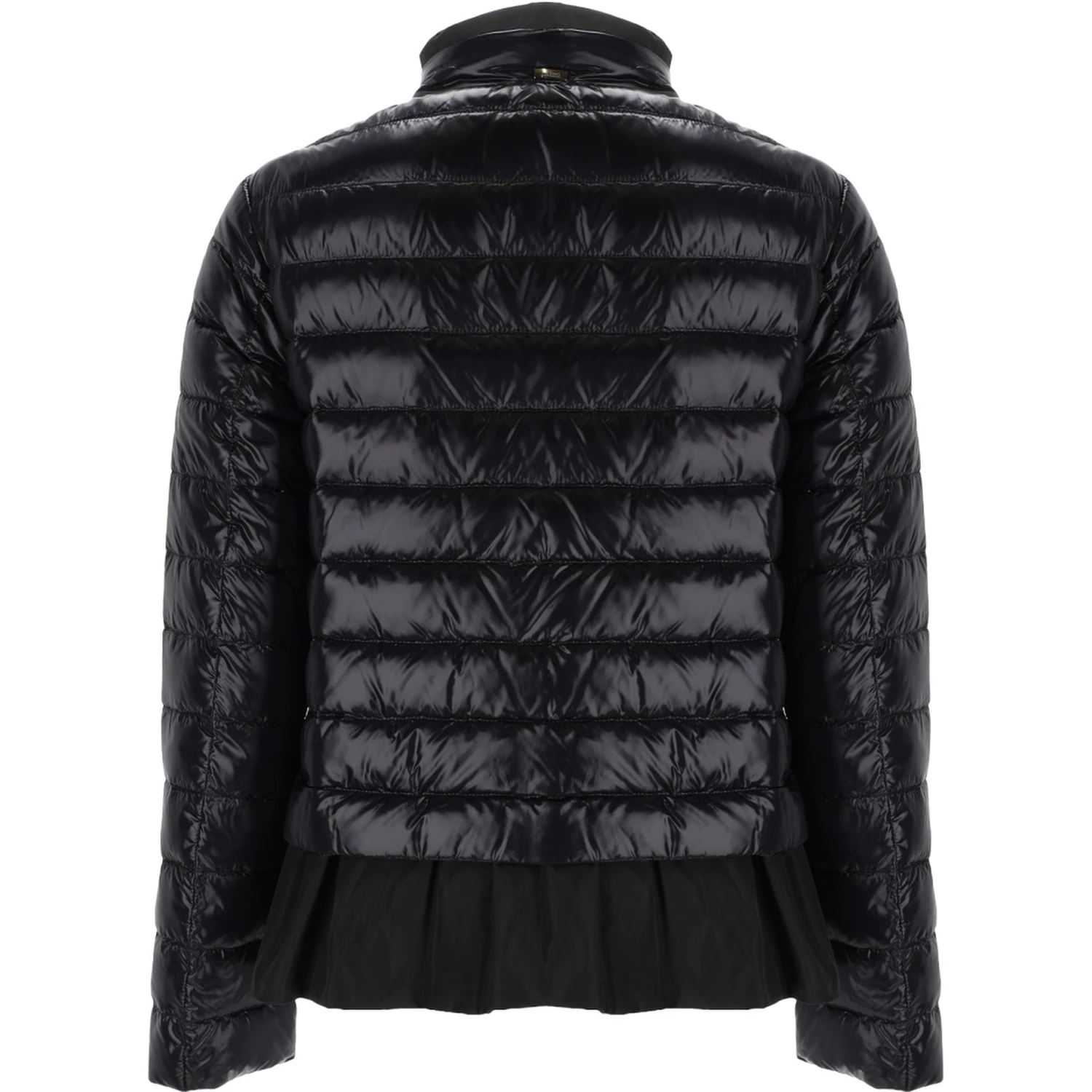 DOWN JACKET WITH RUFFLES