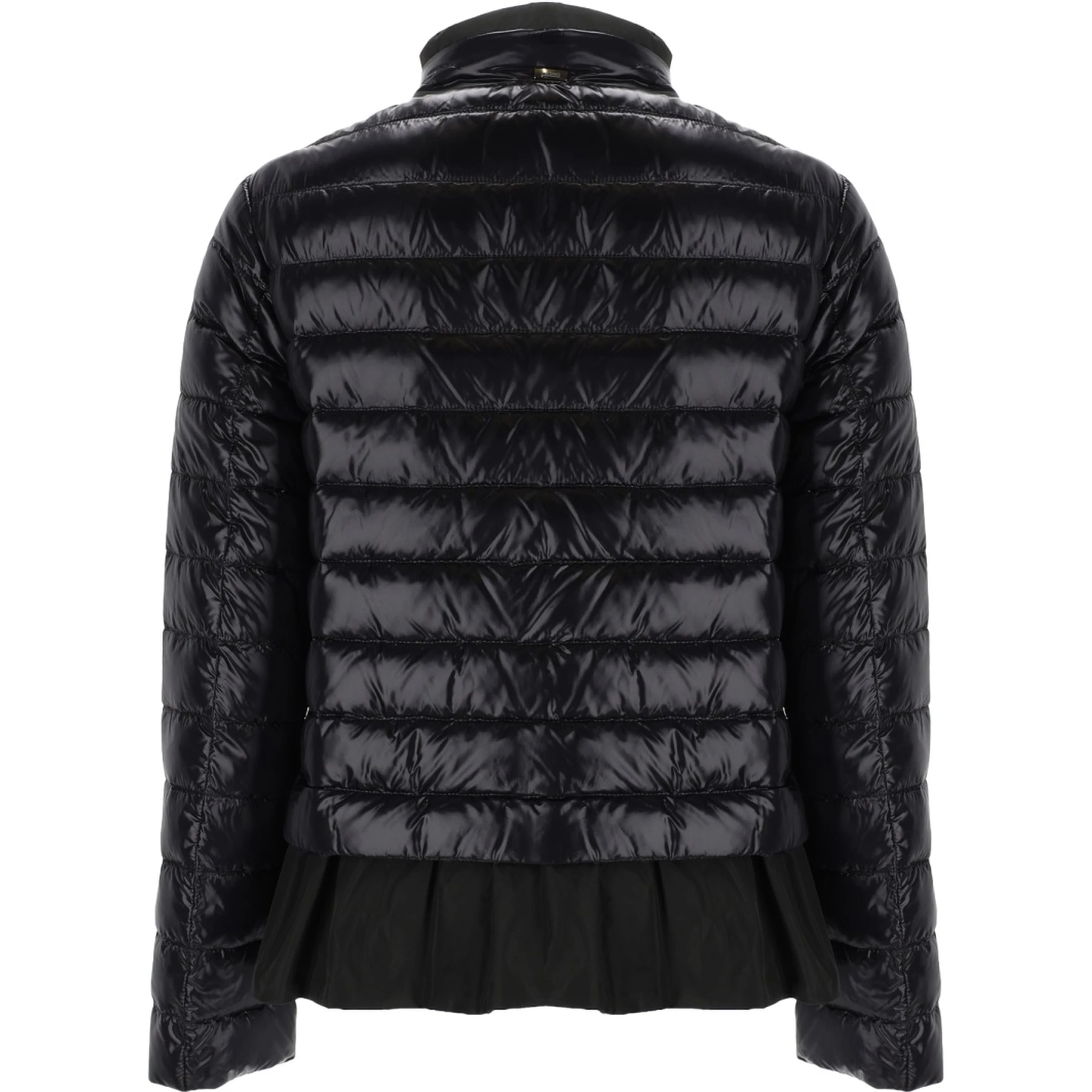 DOWN JACKET WITH RUFFLES