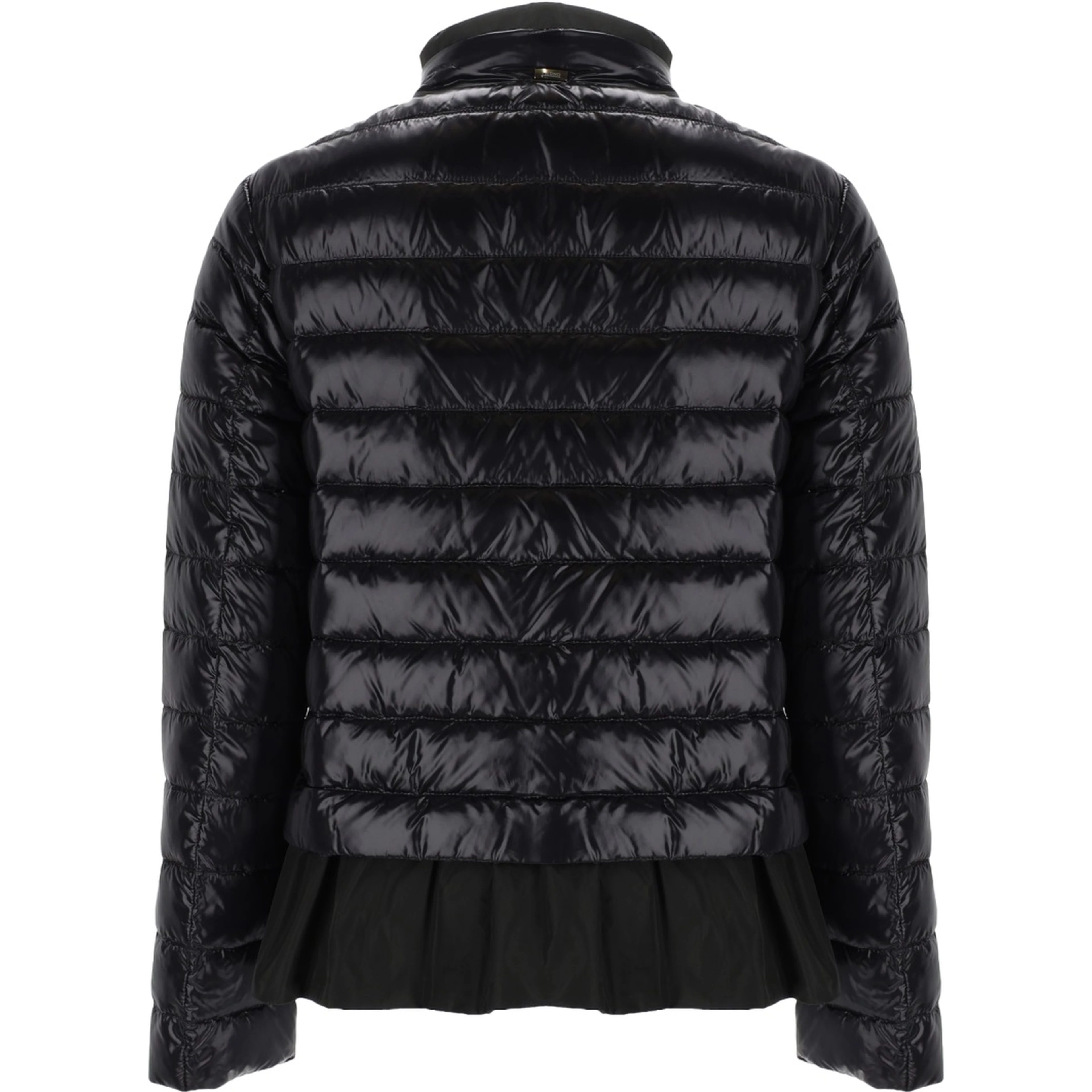DOWN JACKET WITH RUFFLES