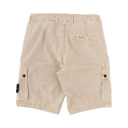 CARGO SHORTS WITH LOGO PATCH