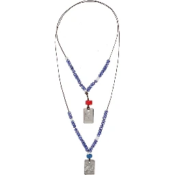 NECKLACE WITH LOGO PLAQUES