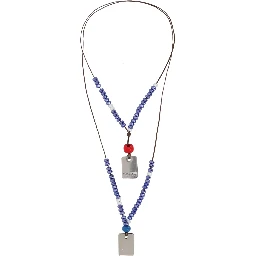 NECKLACE WITH LOGO PLAQUES