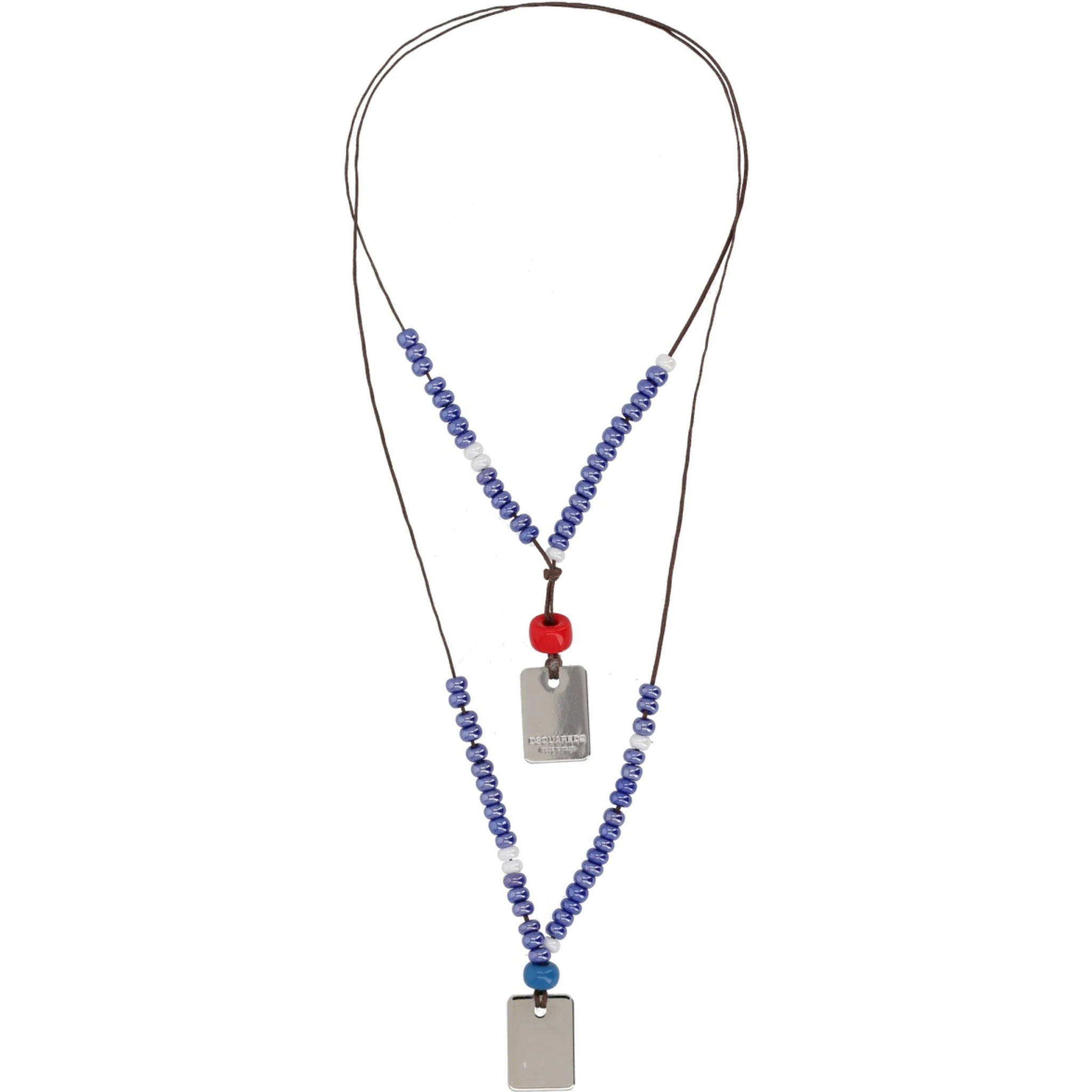 NECKLACE WITH LOGO PLAQUES