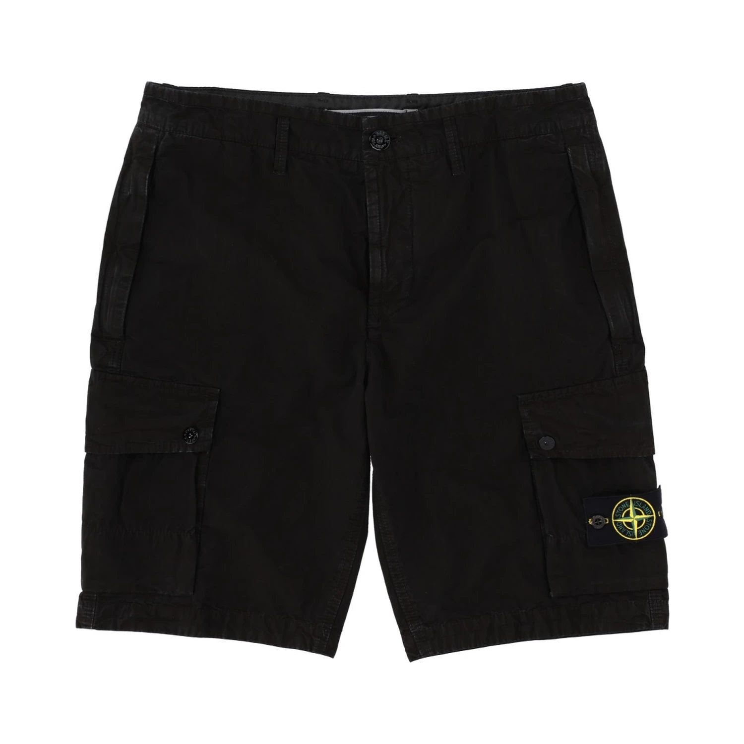 CARGO SHORTS WITH LOGO PATCH