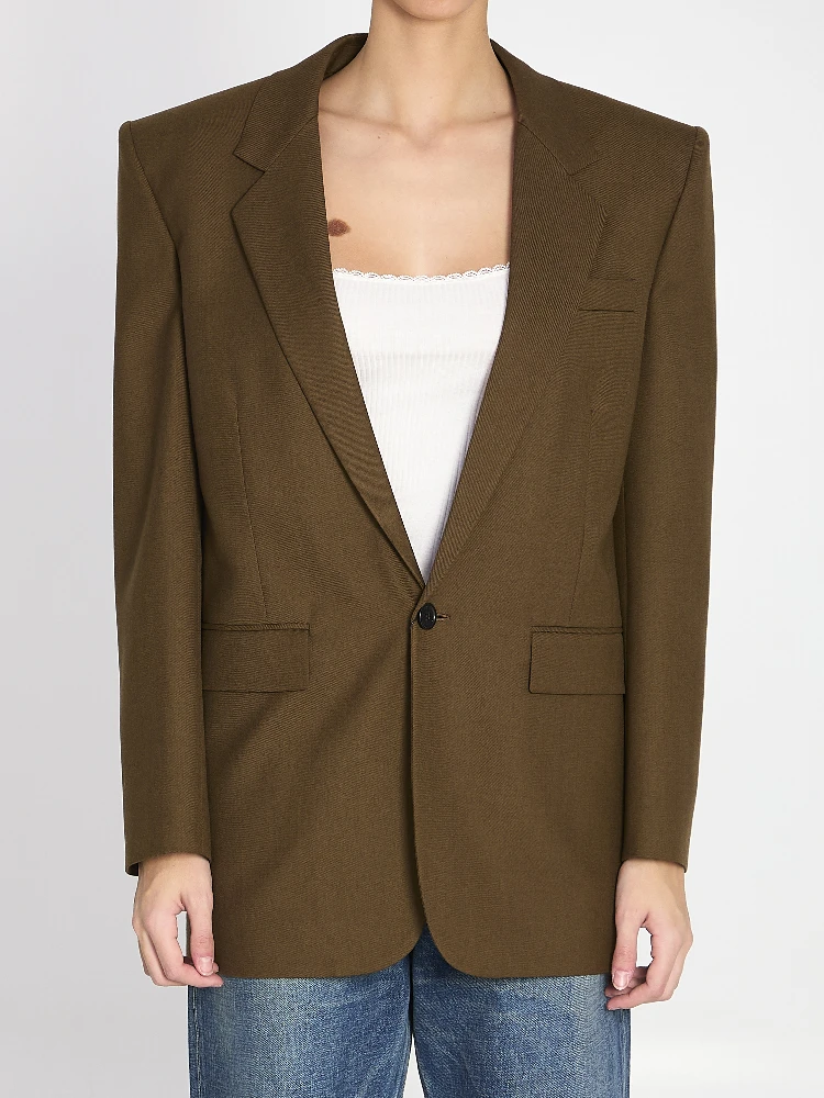 Khaki wool jacket