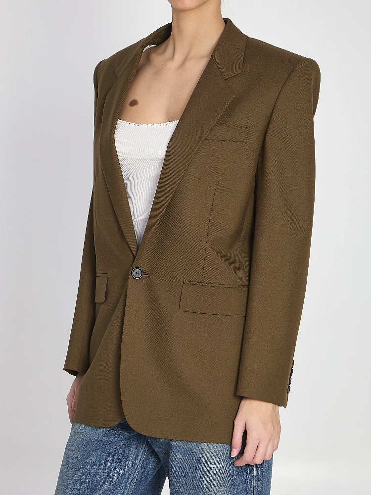 Khaki wool jacket alternative