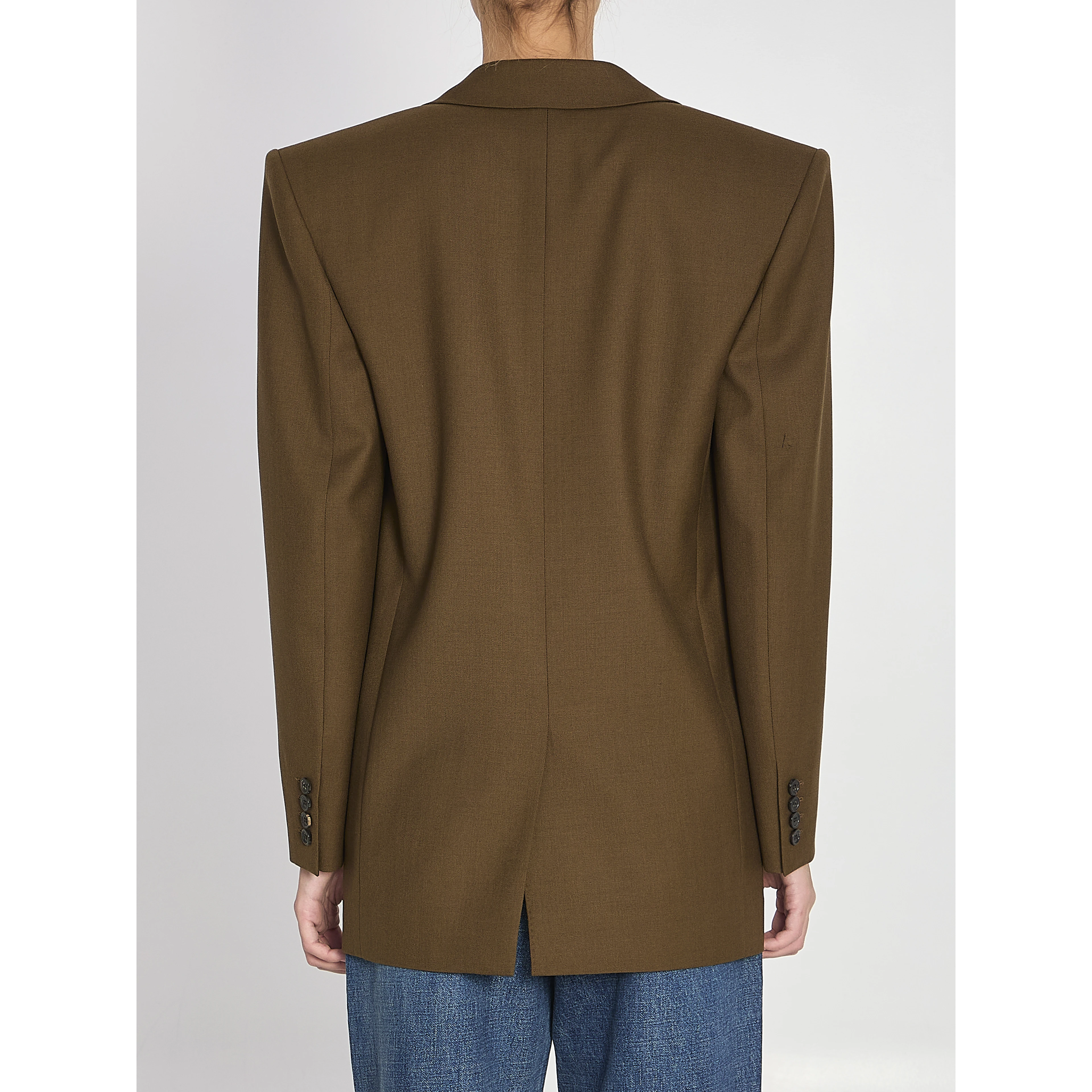 Khaki wool jacket