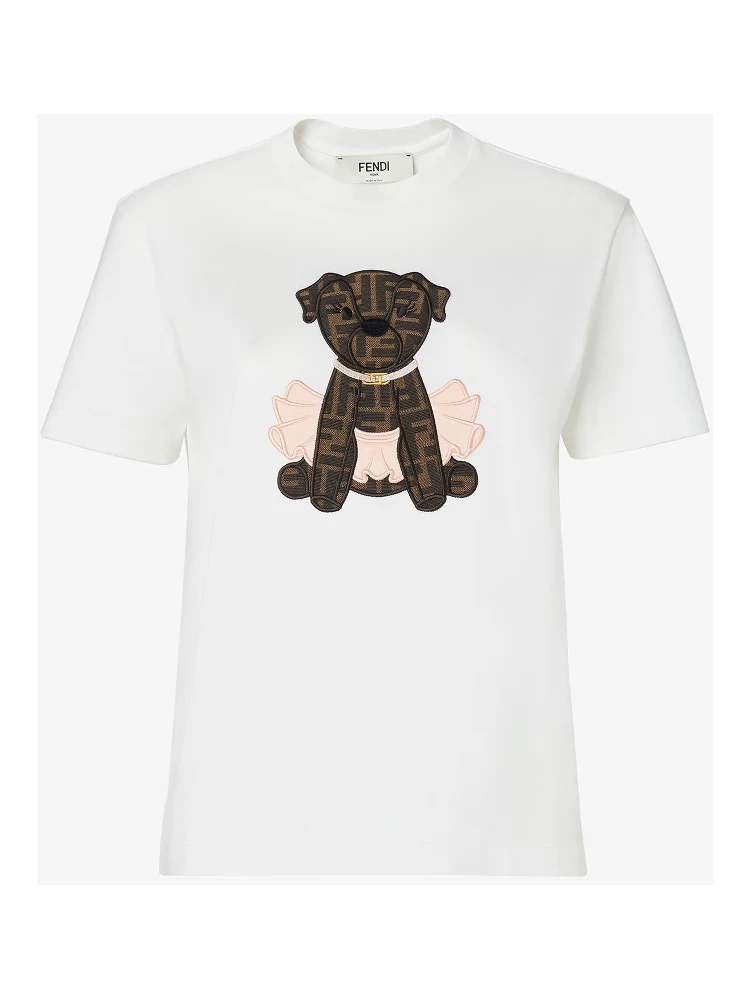 تيشيرت قطني من "فندي إيتينا"