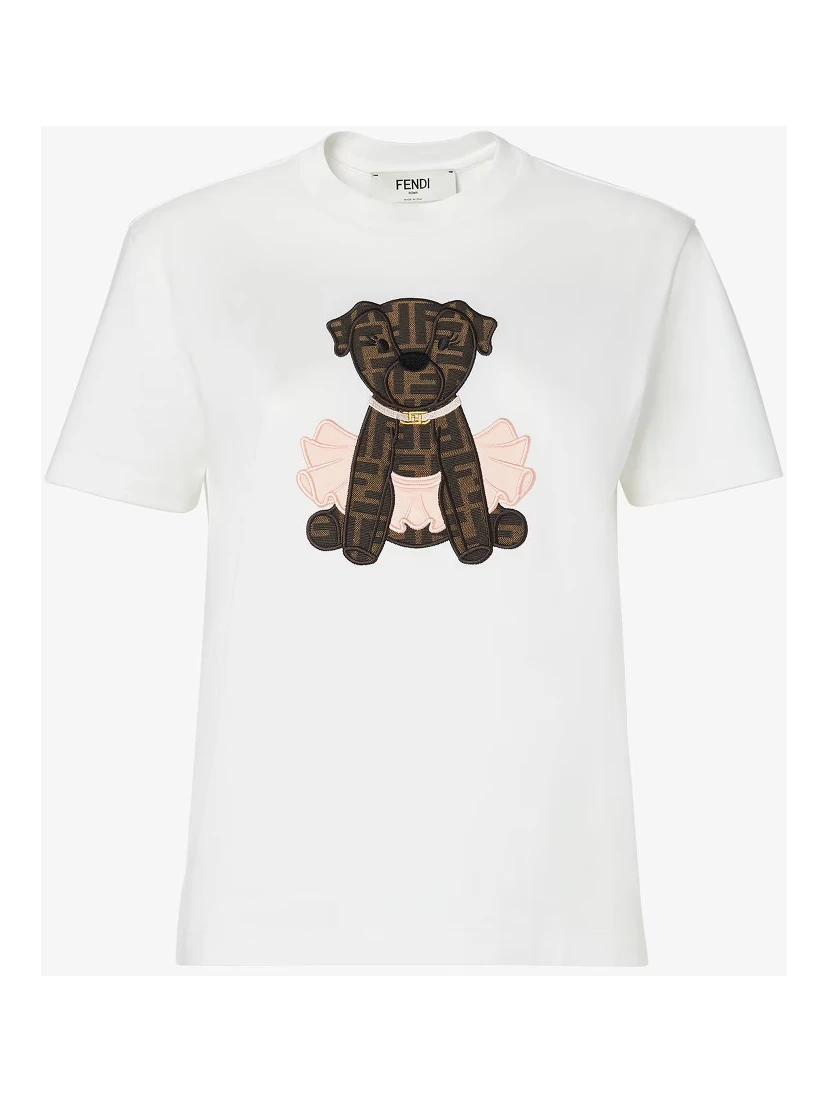 تيشيرت قطني من "فندي إيتينا"