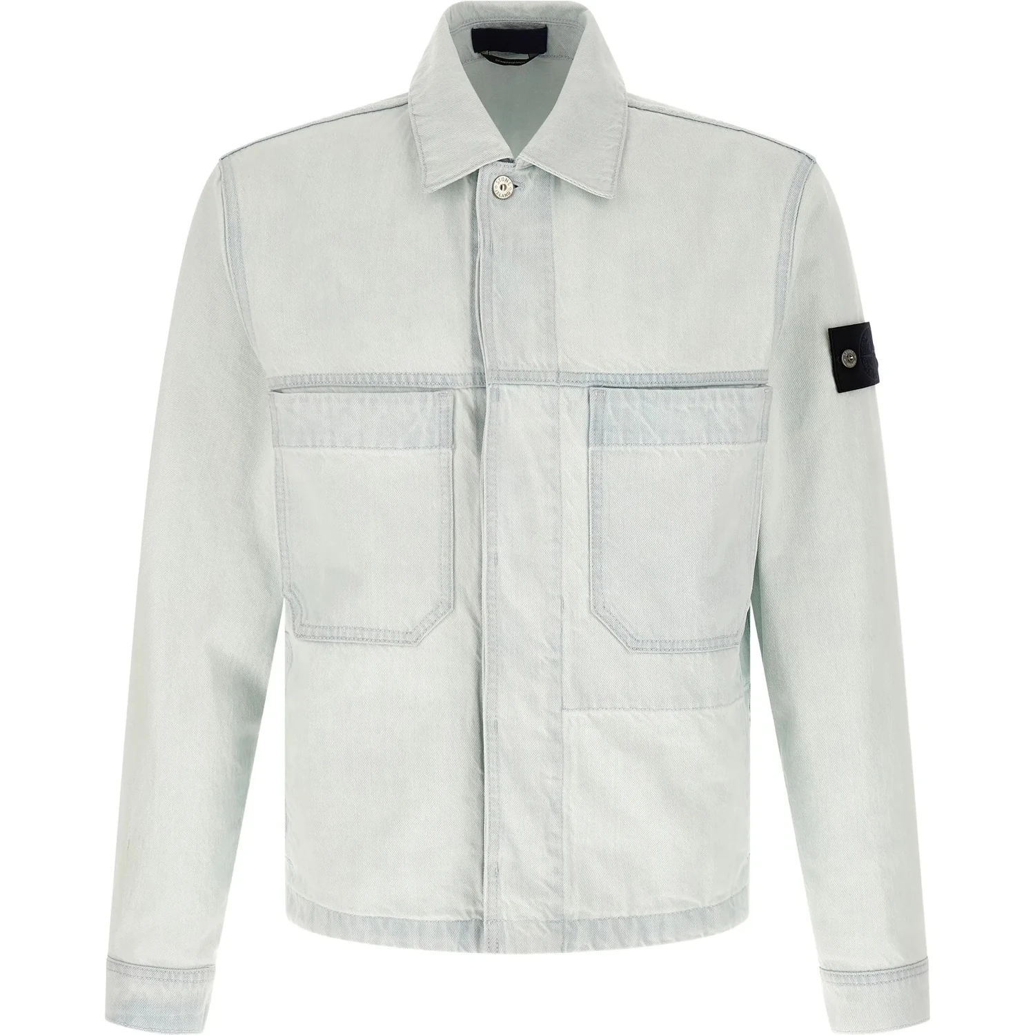 Stone Island Jackets Clear Blue