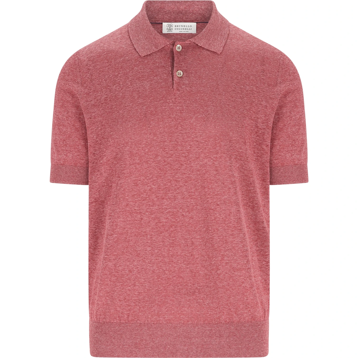 Brunello Cucinelli T-shirts and Polos Coral Red