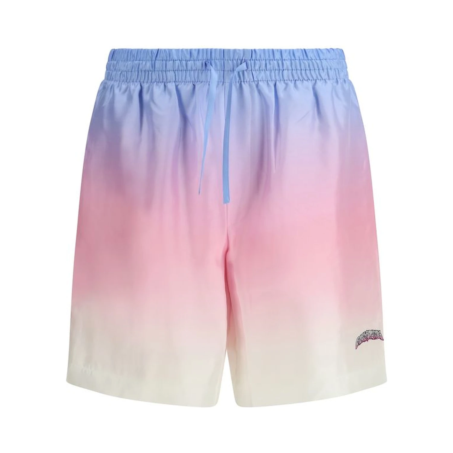 Multicolor Silk Bermuda Shorts
