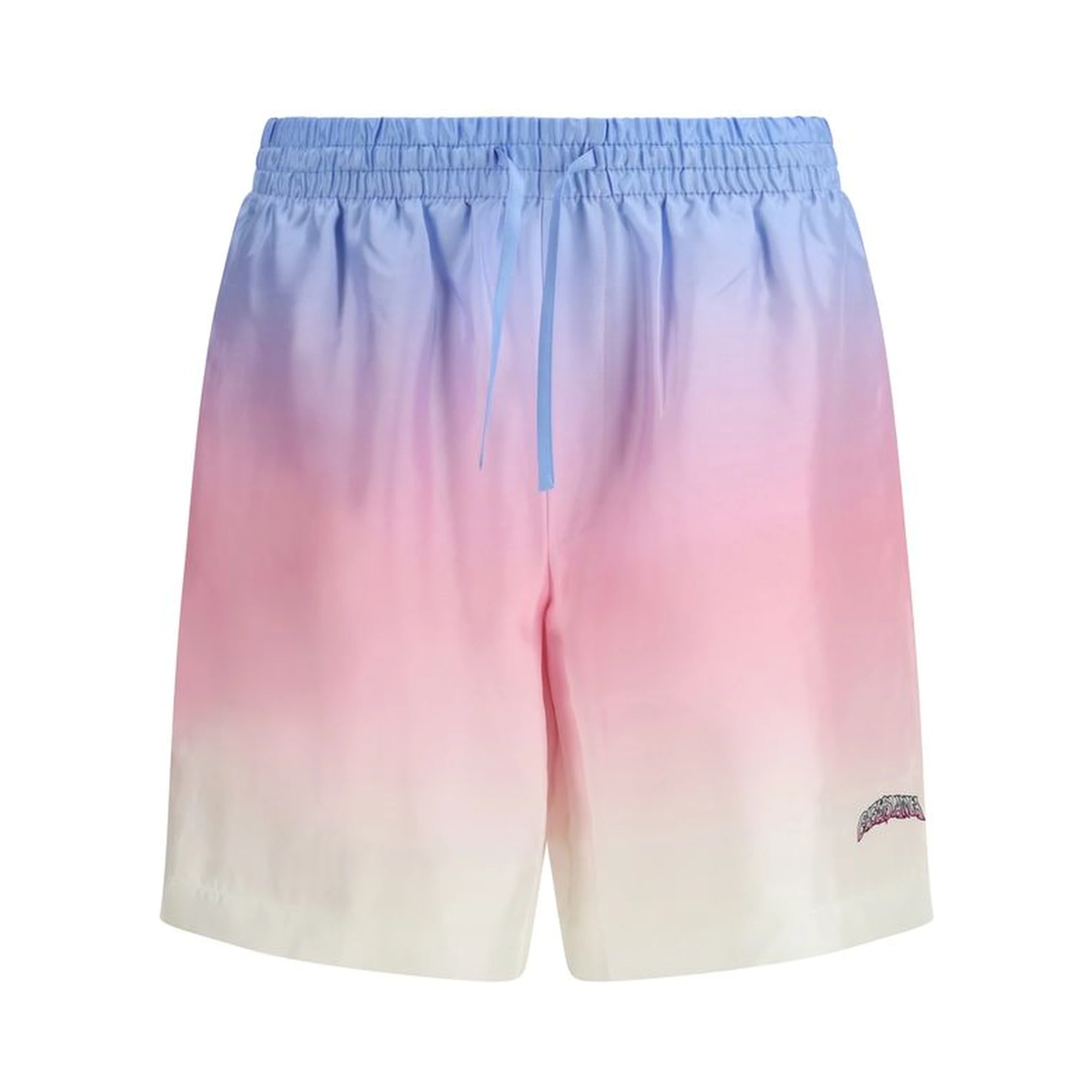 Multicolor Silk Bermuda Shorts