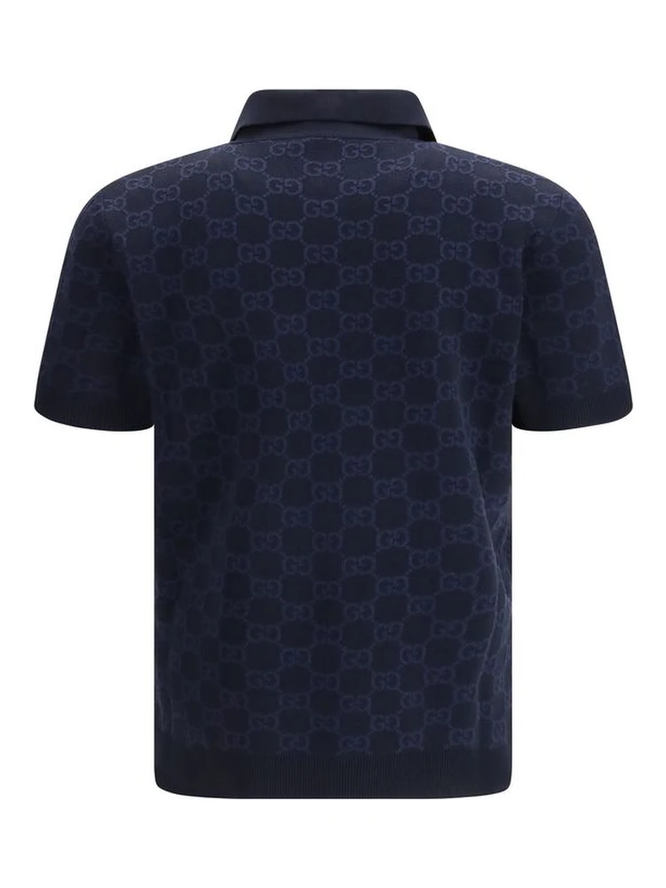 Blue Silk Polo Shirt alternative