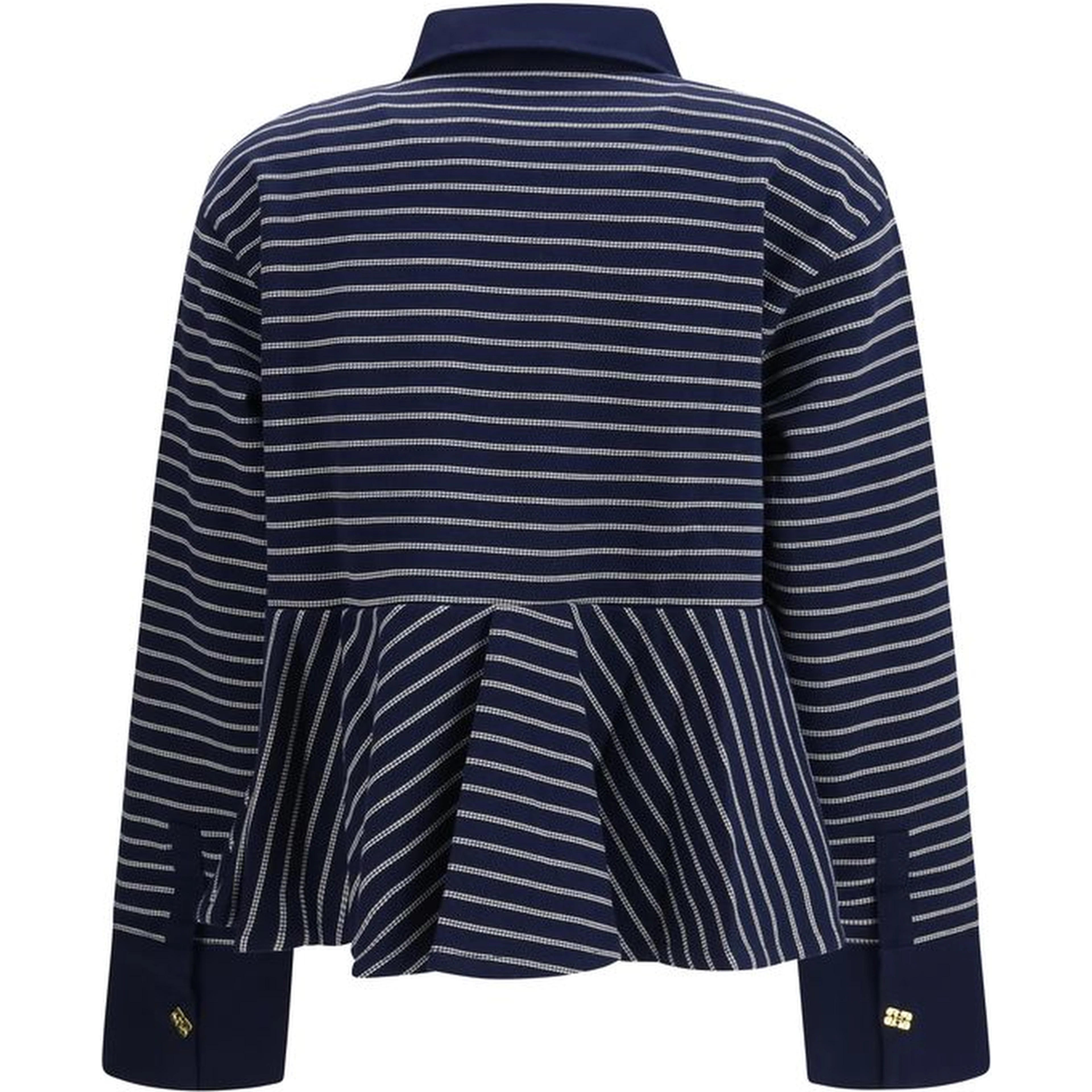 Blue Cotton Polo Shirt