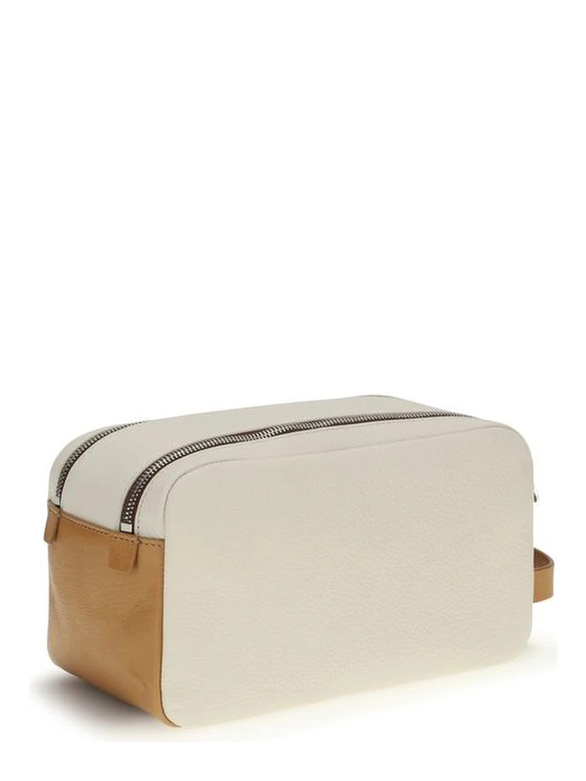 Beige Calf Leather Bos Taurus Other Accessories