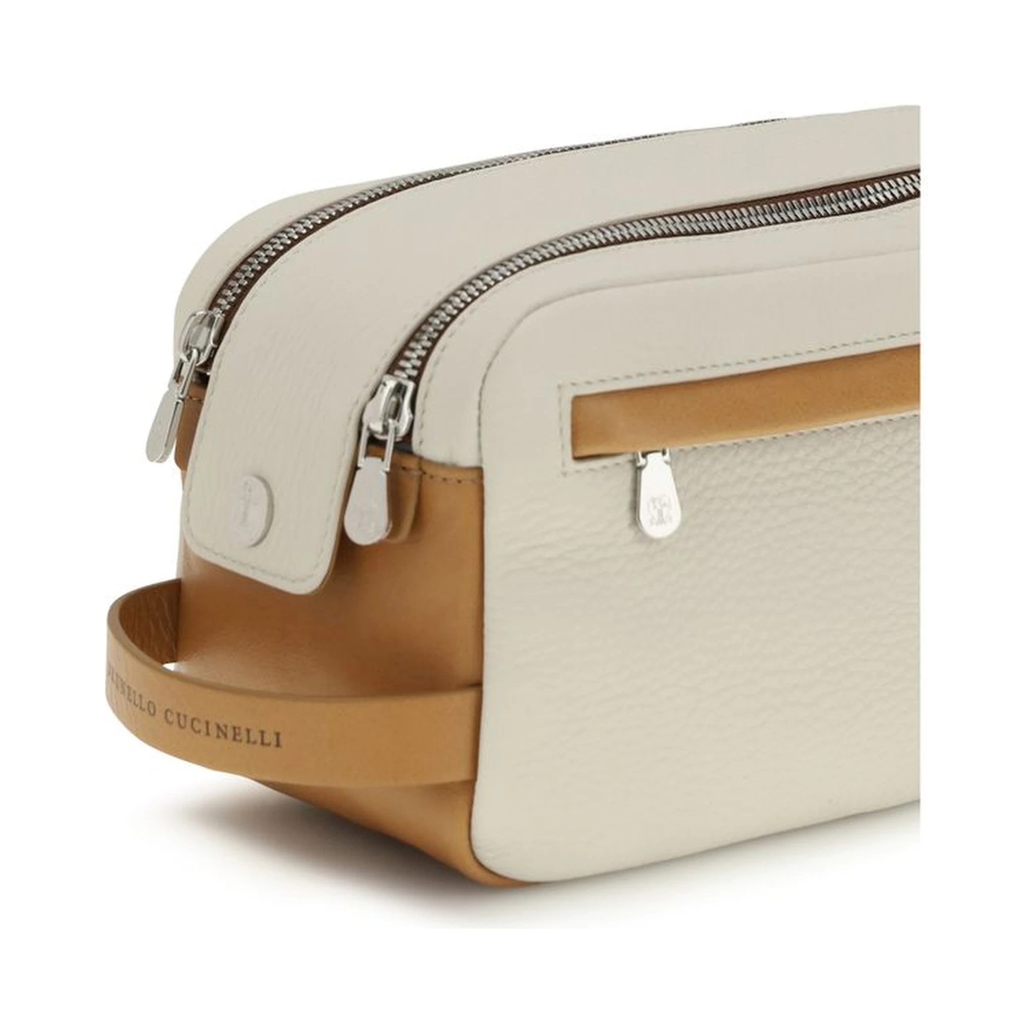 Beige Calf Leather Bos Taurus Other Accessories