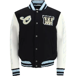 Black Wool Bomber