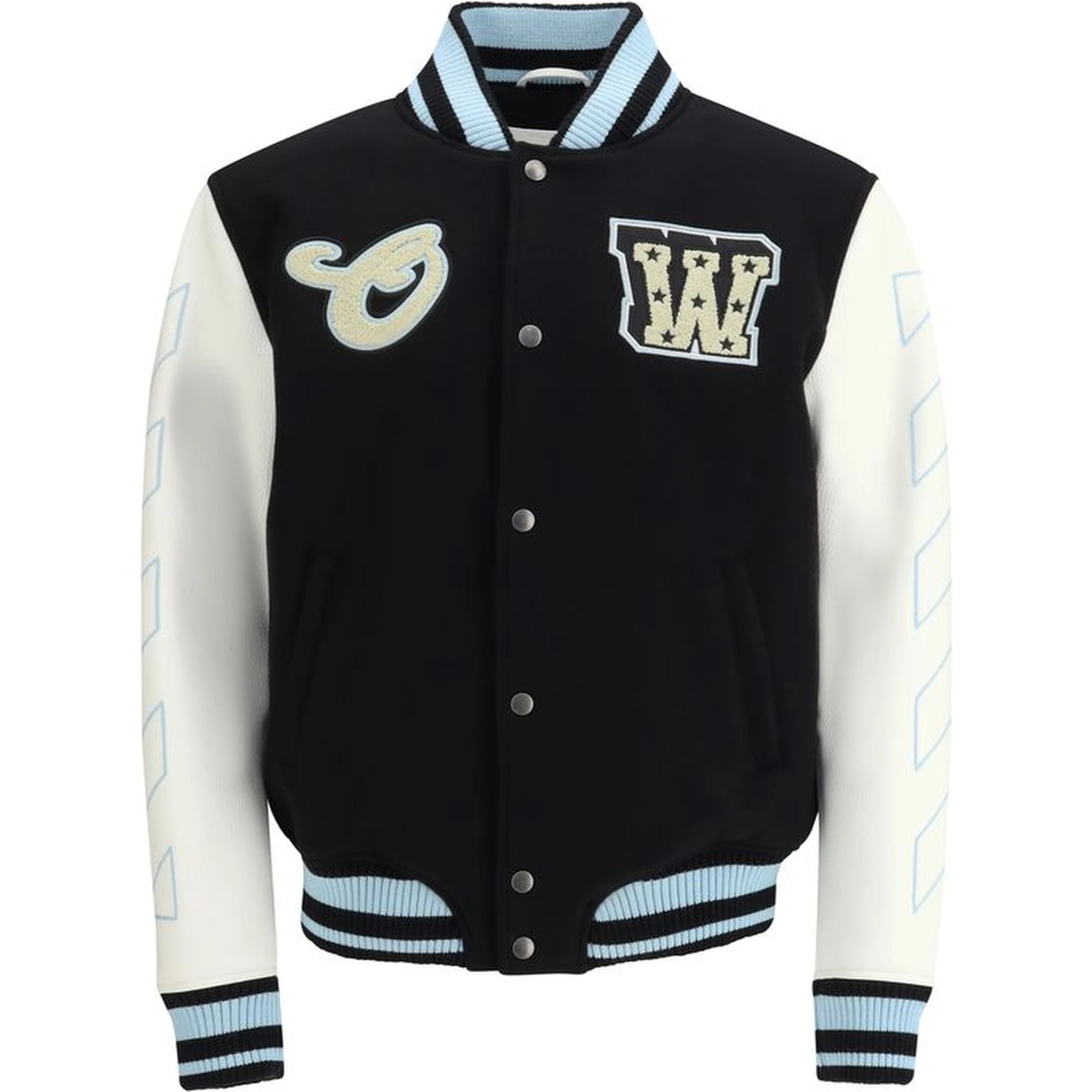 Black Wool Bomber