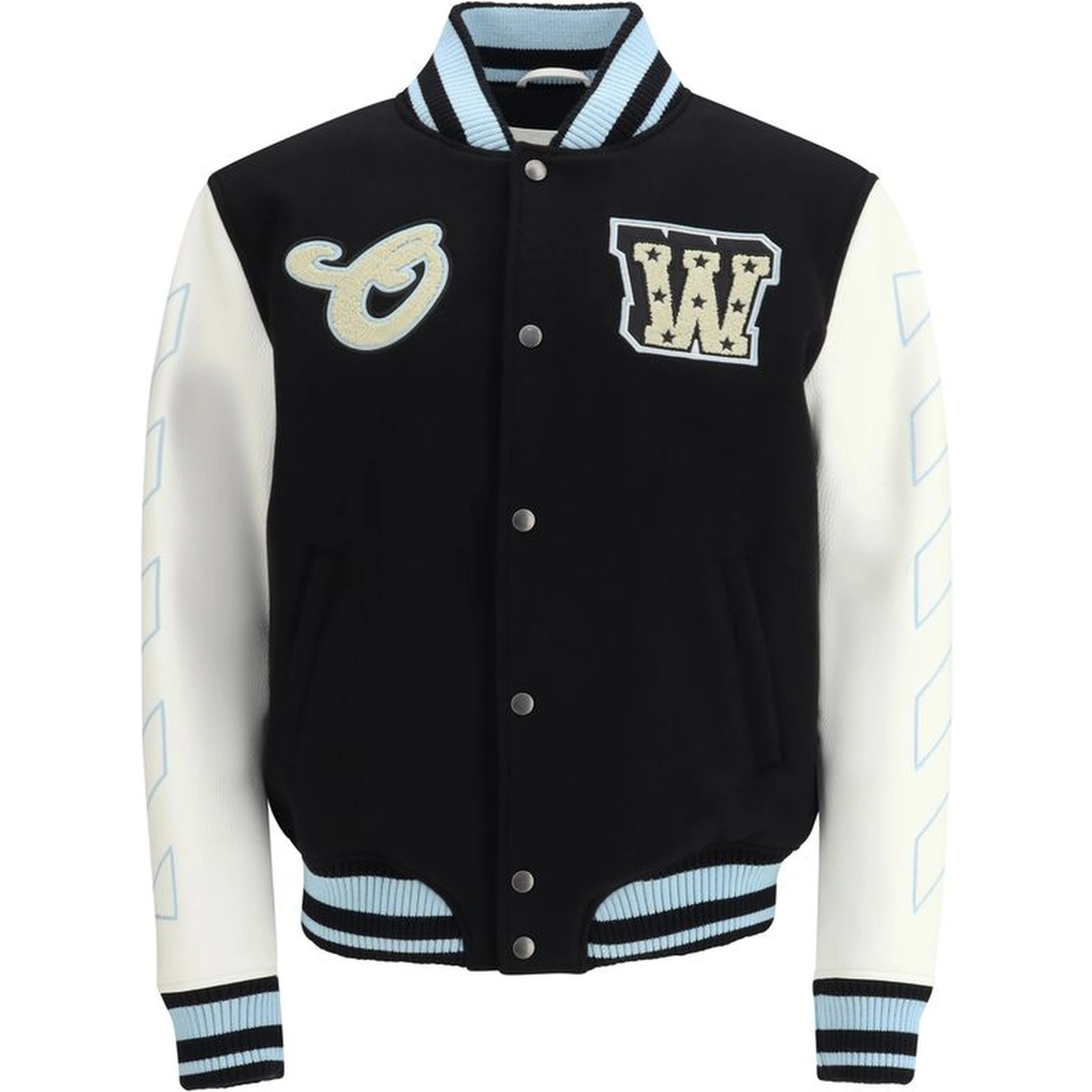 Black Wool Bomber