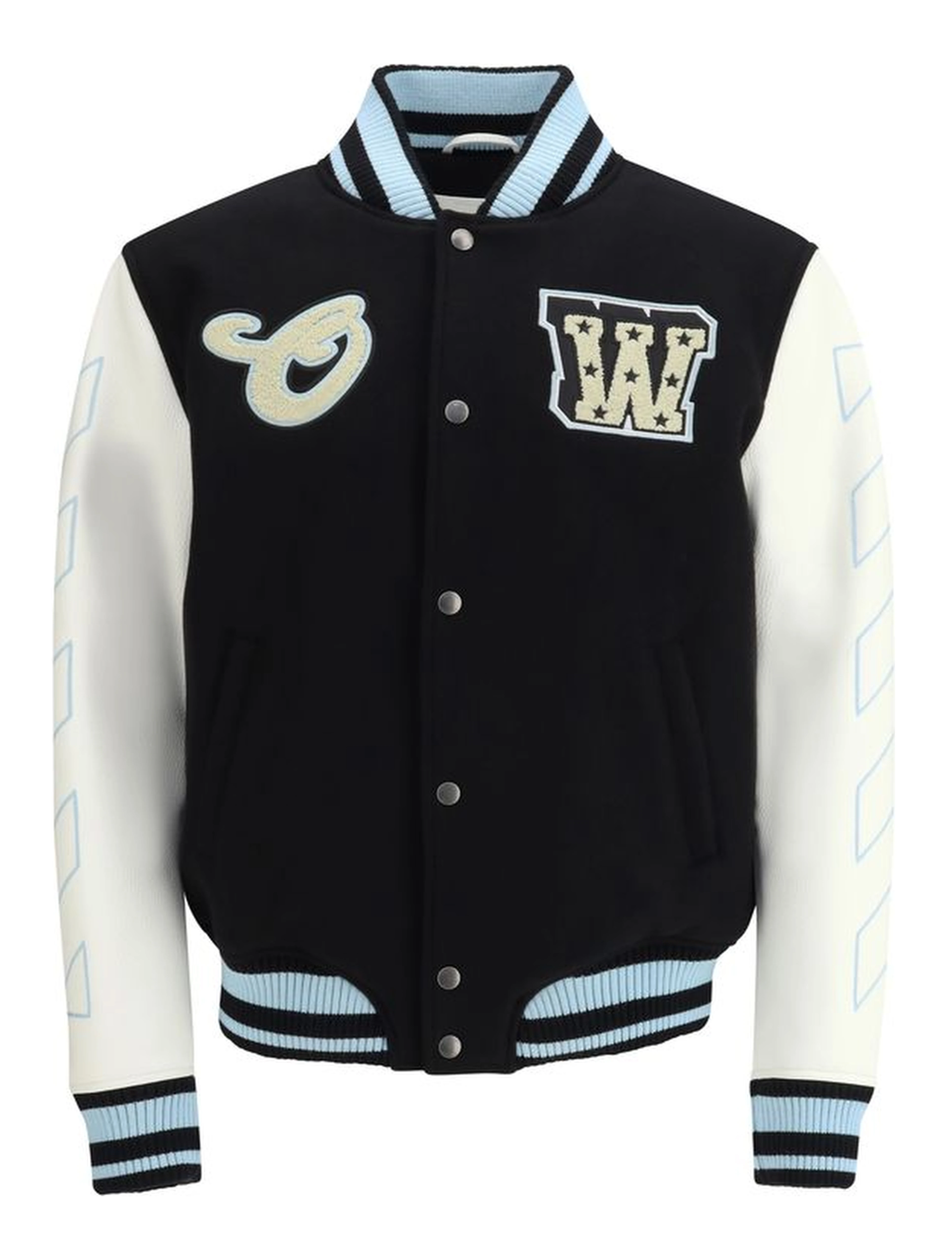 Black Wool Bomber