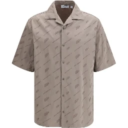 Beige Viscose Shortsleeve Shirt
