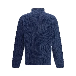 Blue Wool Sweatshirt