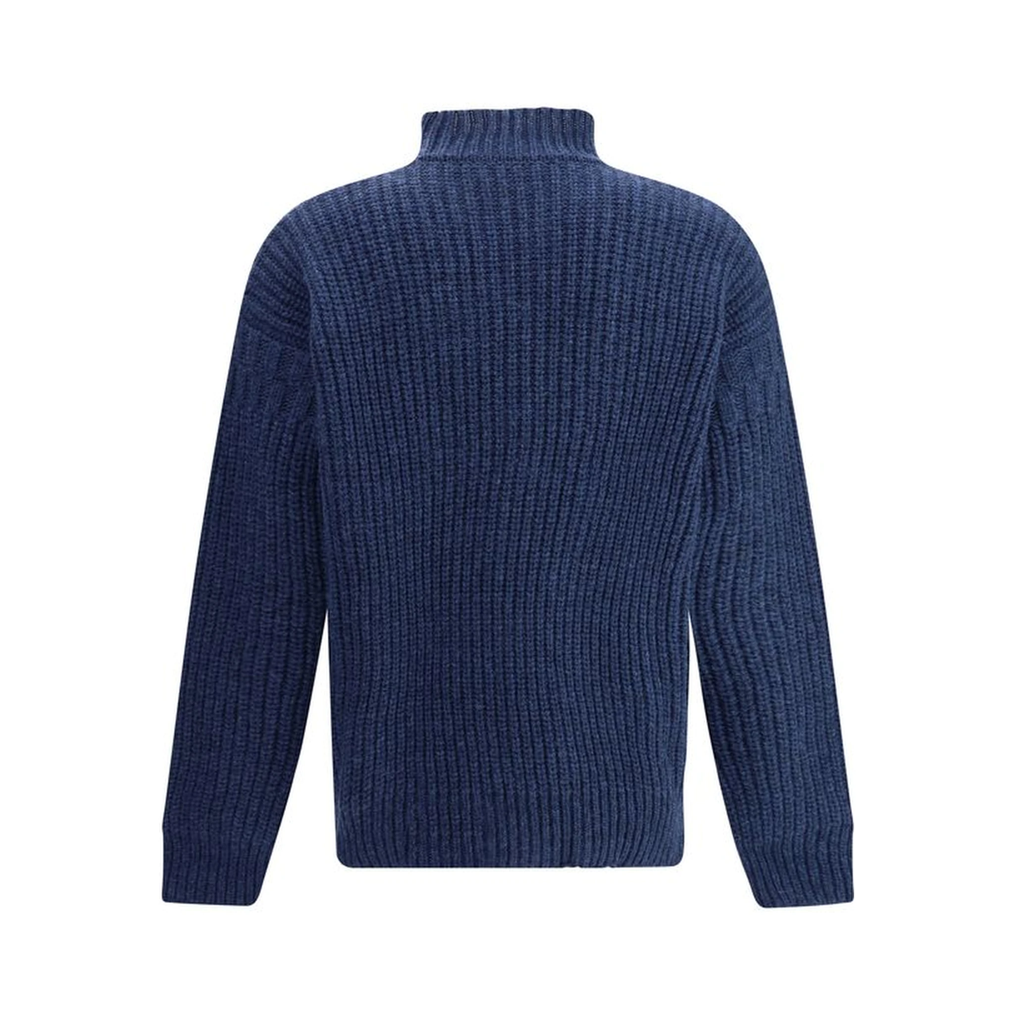 Blue Wool Sweatshirt