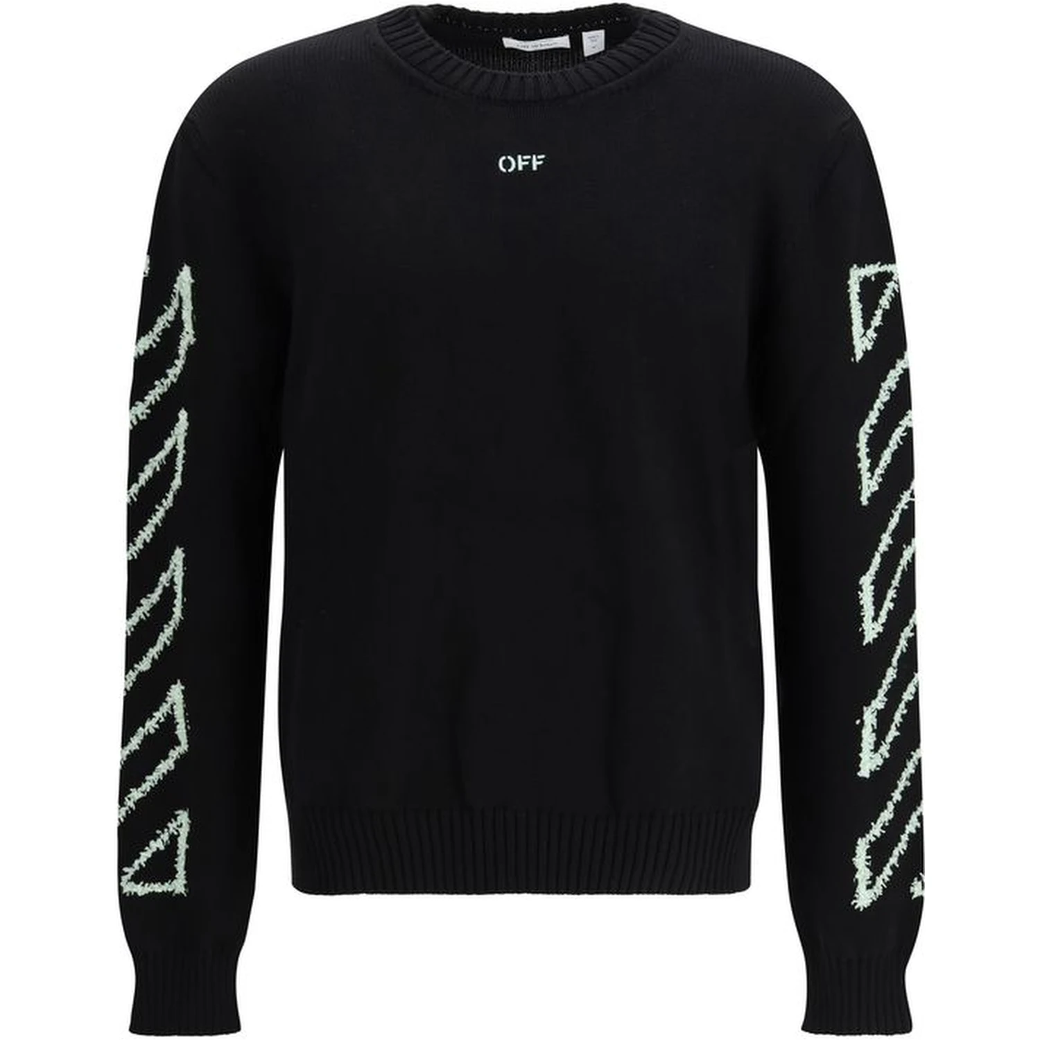 Black Cotton Sweatshirt