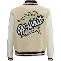 Beige Wool Bomber