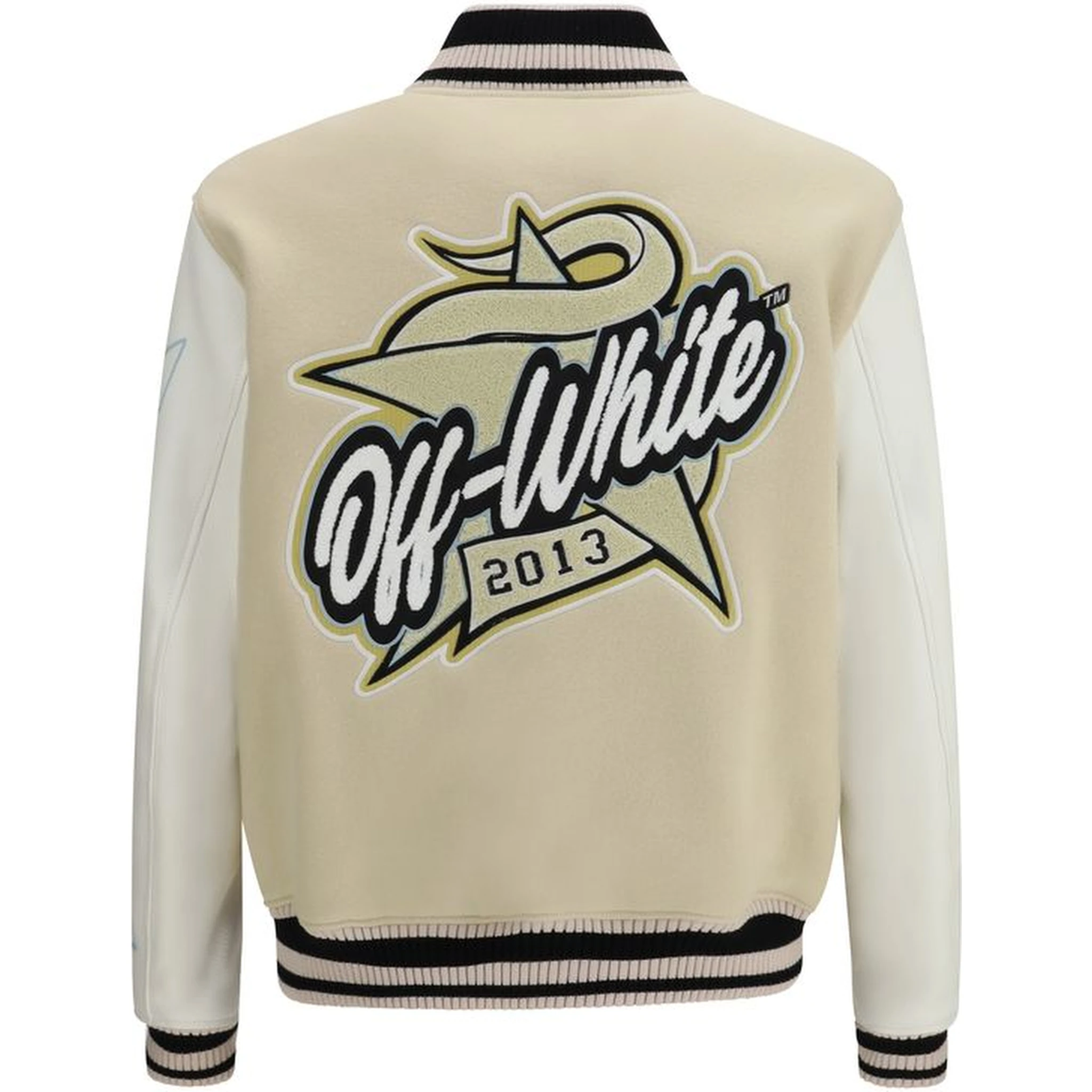 Beige Wool Bomber