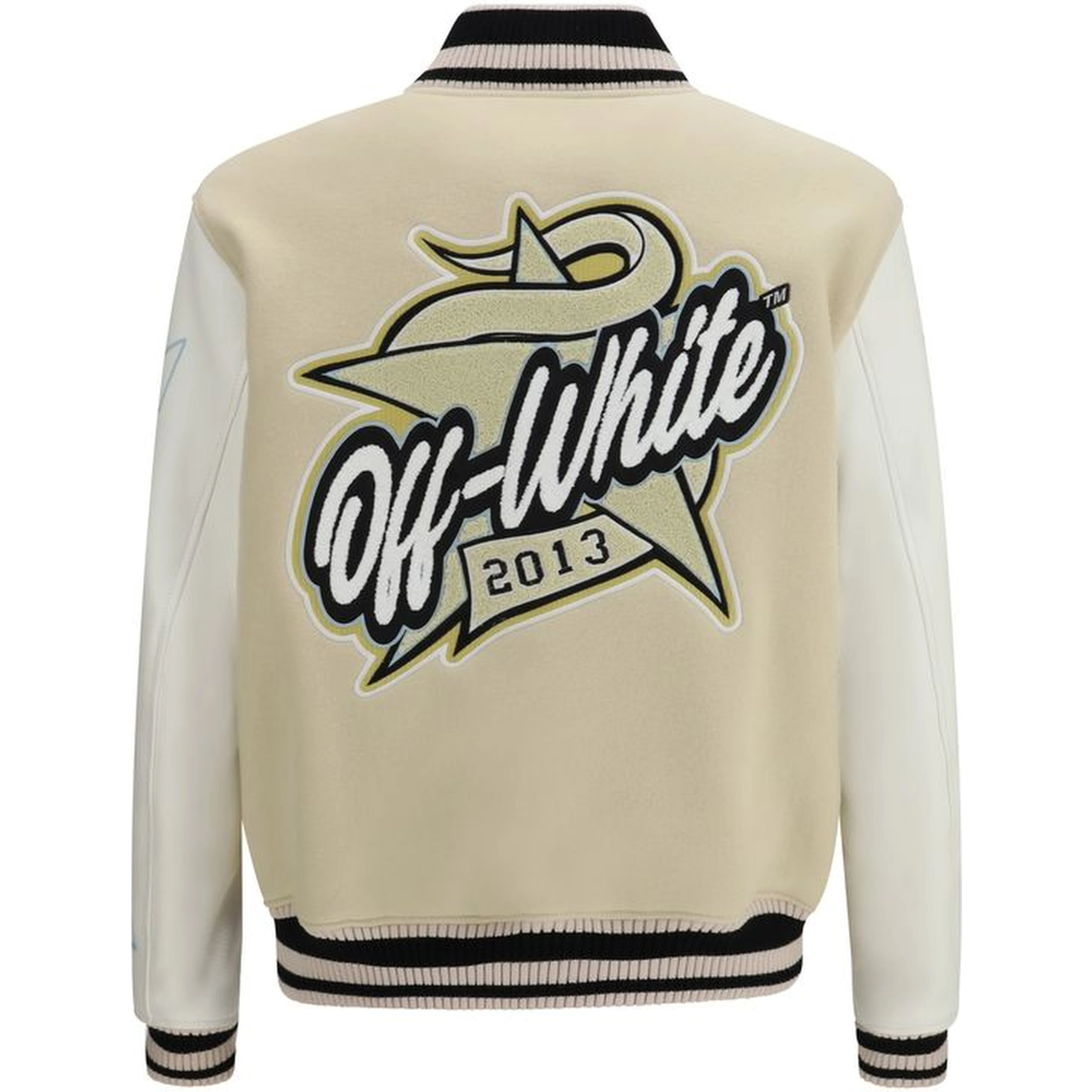 Beige Wool Bomber