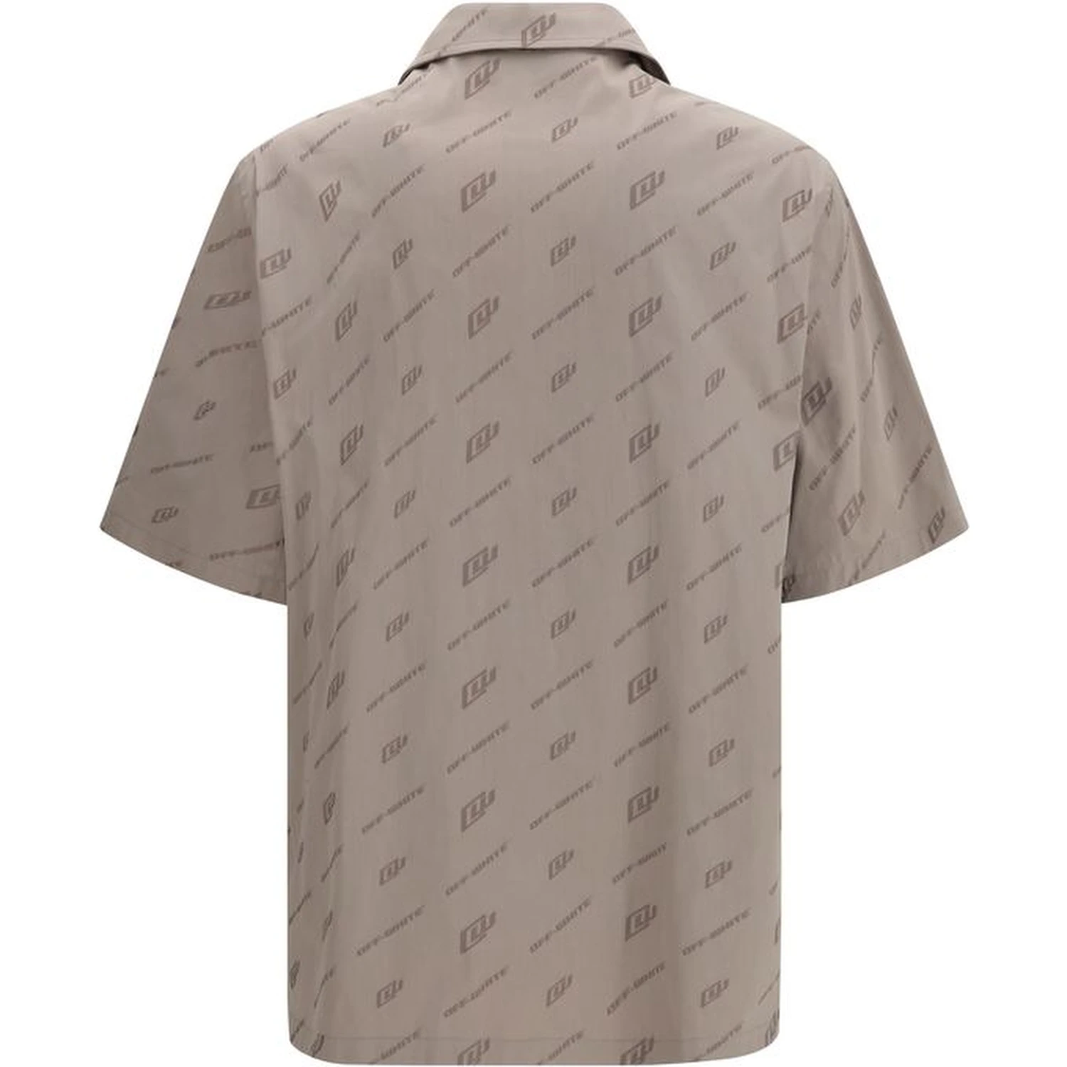 Beige Viscose Shortsleeve Shirt