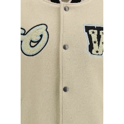 Beige Wool Bomber