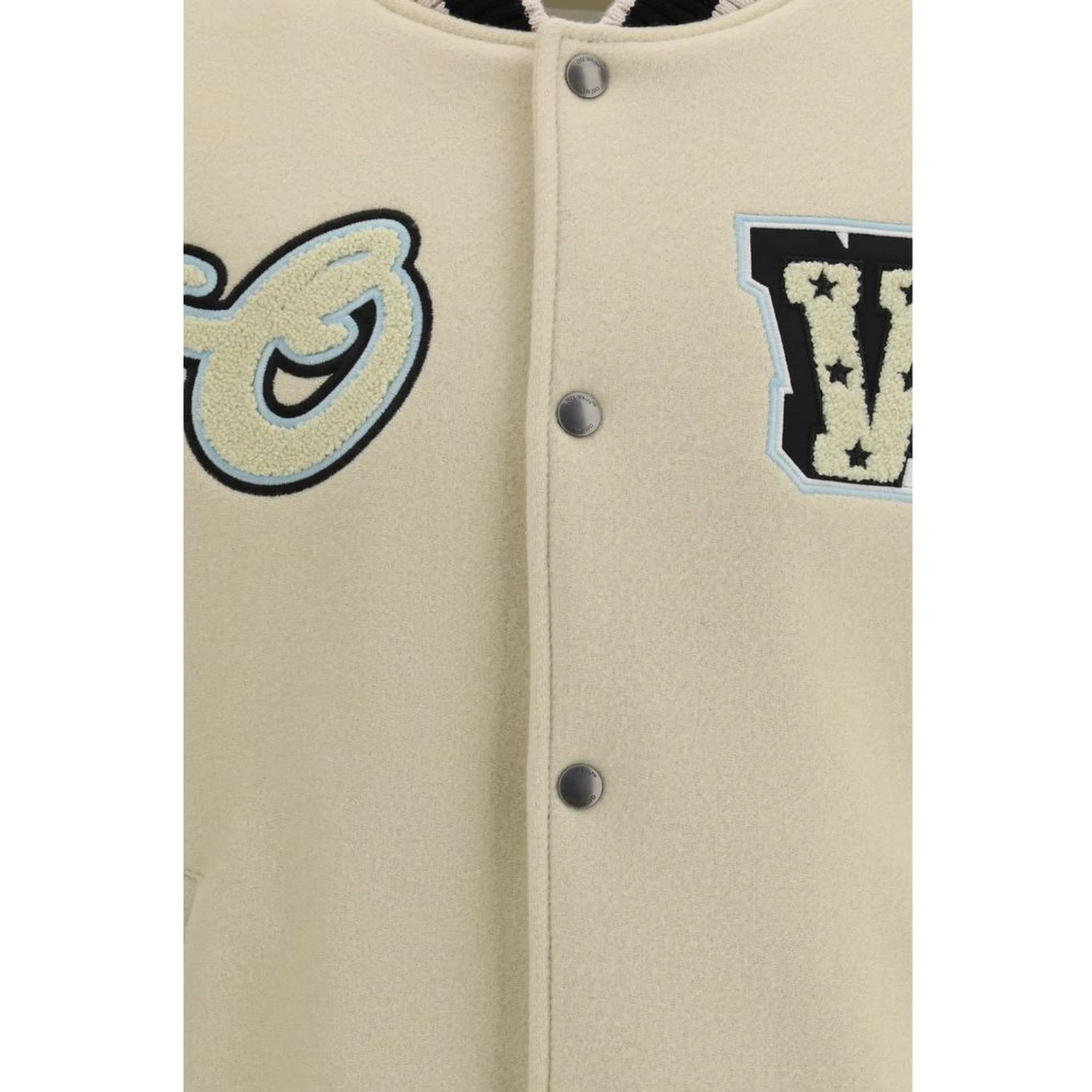 Beige Wool Bomber