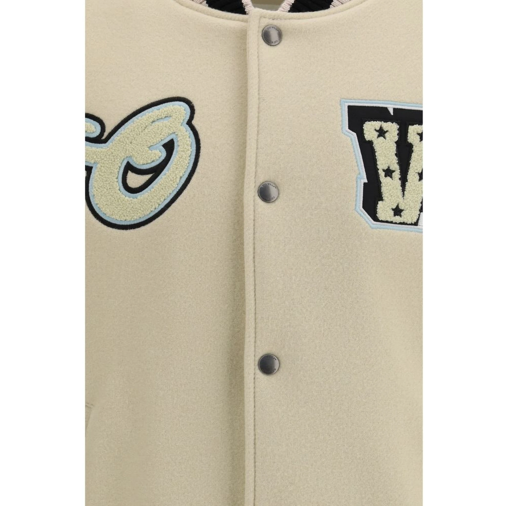 Beige Wool Bomber