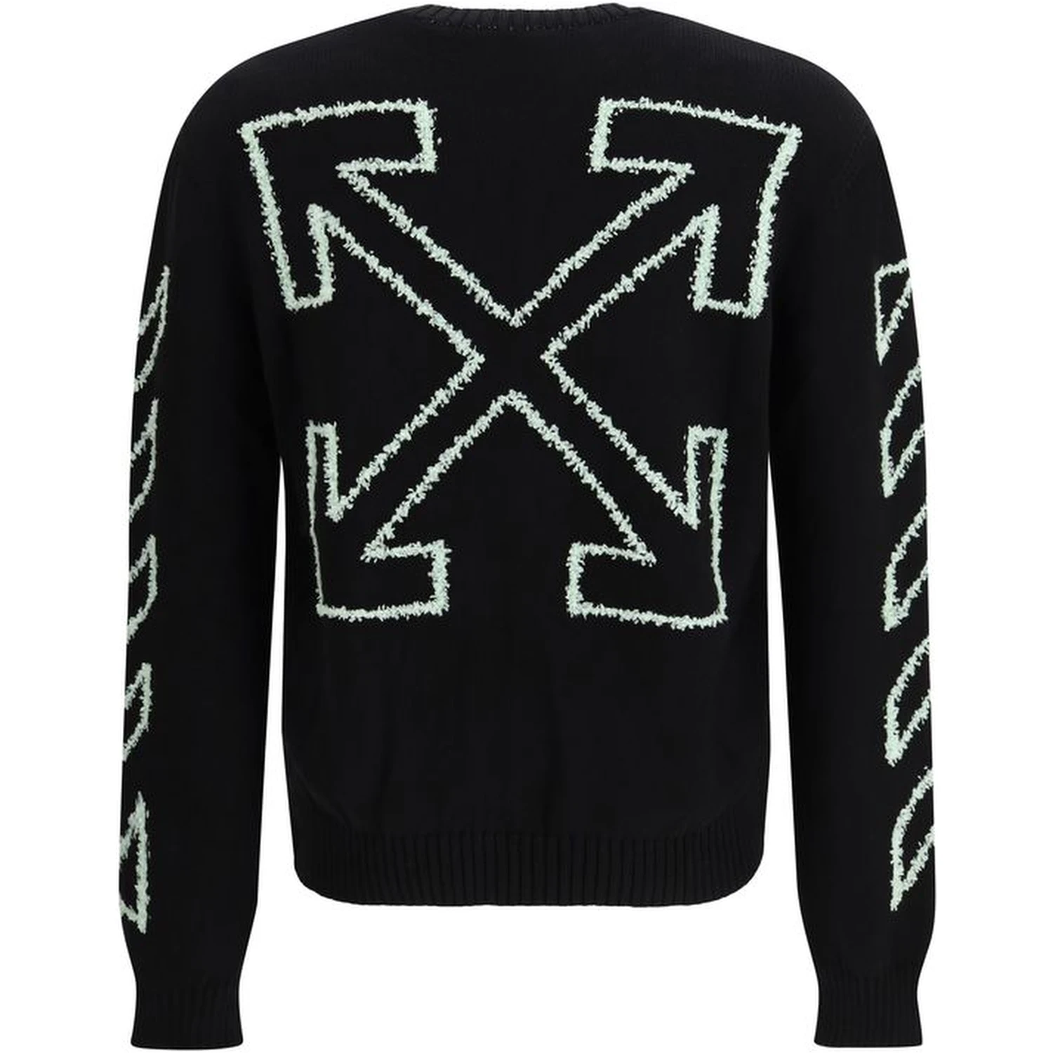 Black Cotton Sweatshirt