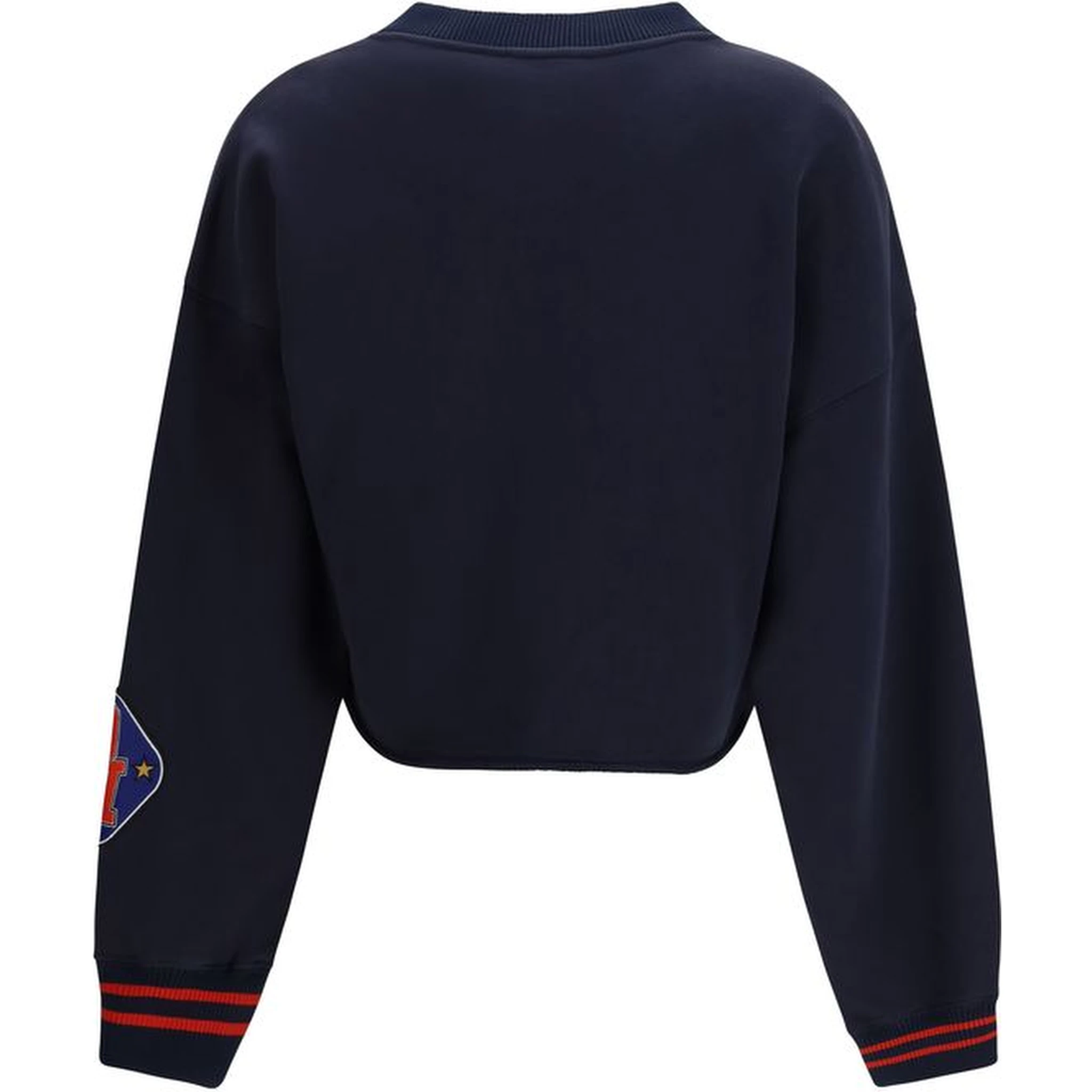 سويت شيرت قطني أزرق