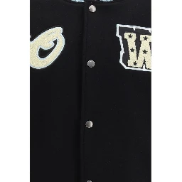 Black Wool Bomber