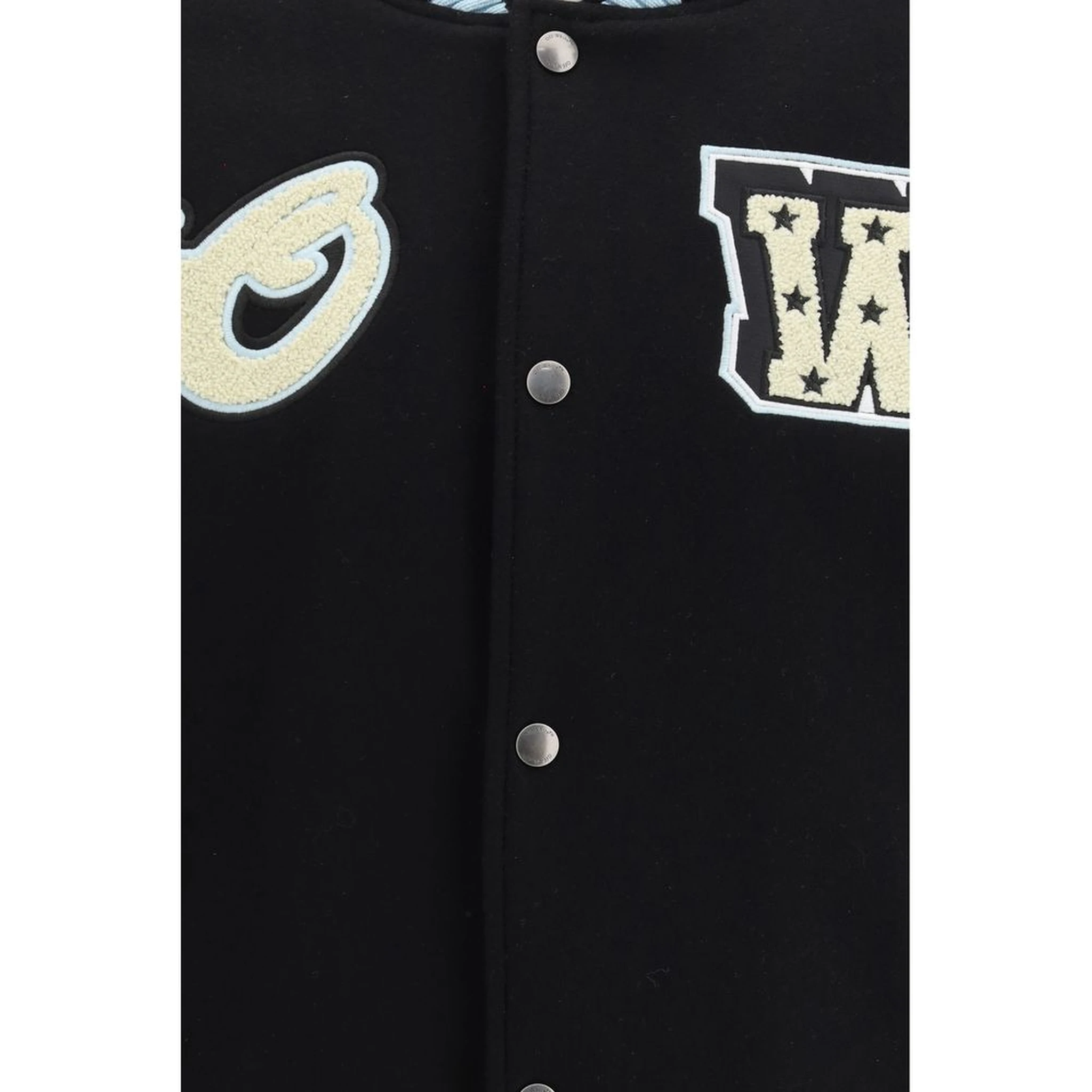 Black Wool Bomber