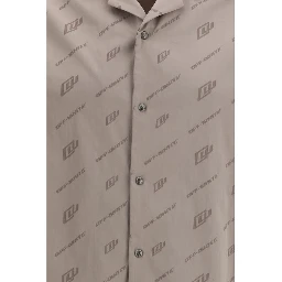 Beige Viscose Shortsleeve Shirt