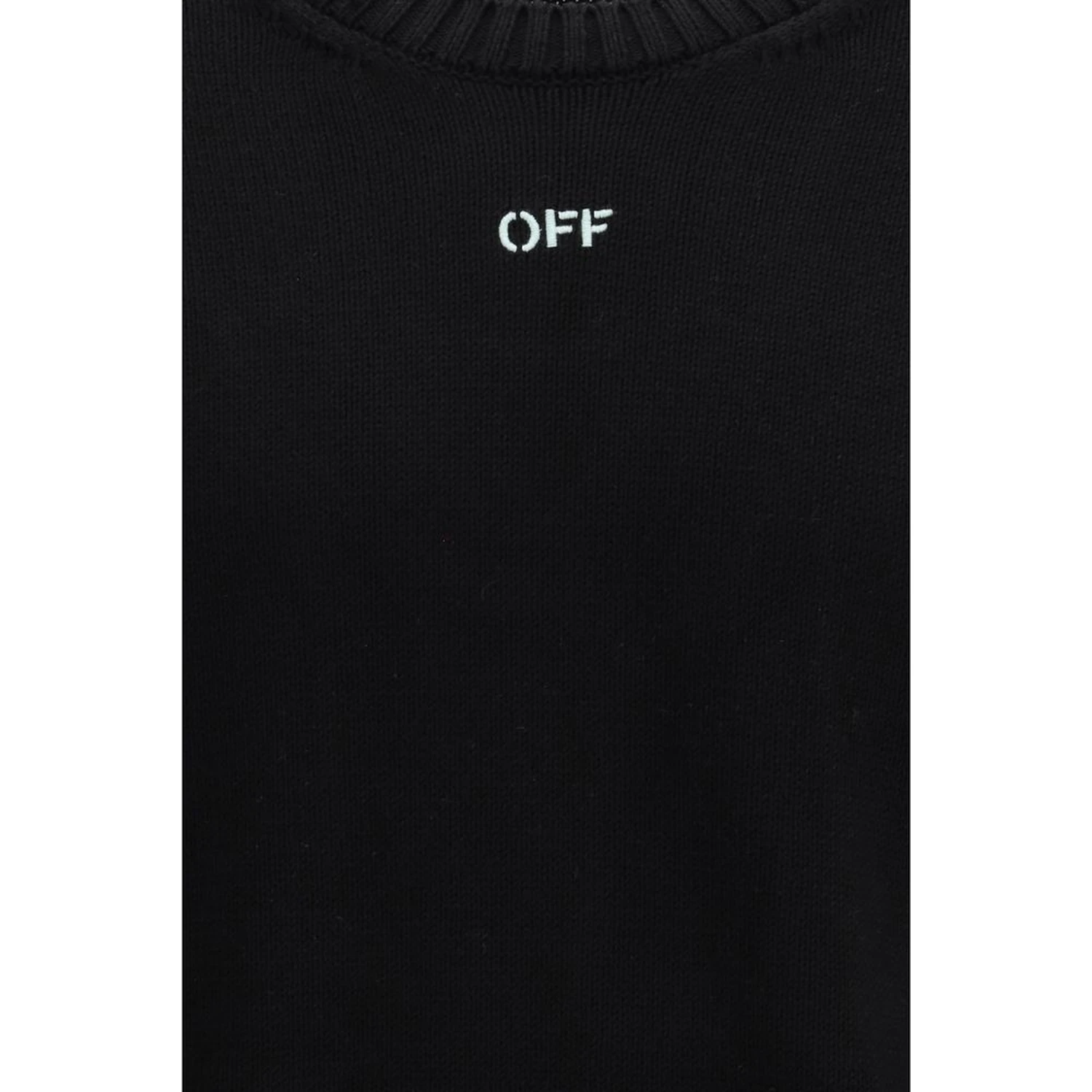 Black Cotton Sweatshirt