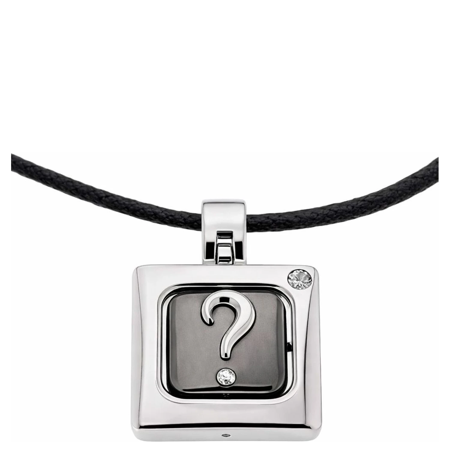 Gray Stainless Steel Necklace