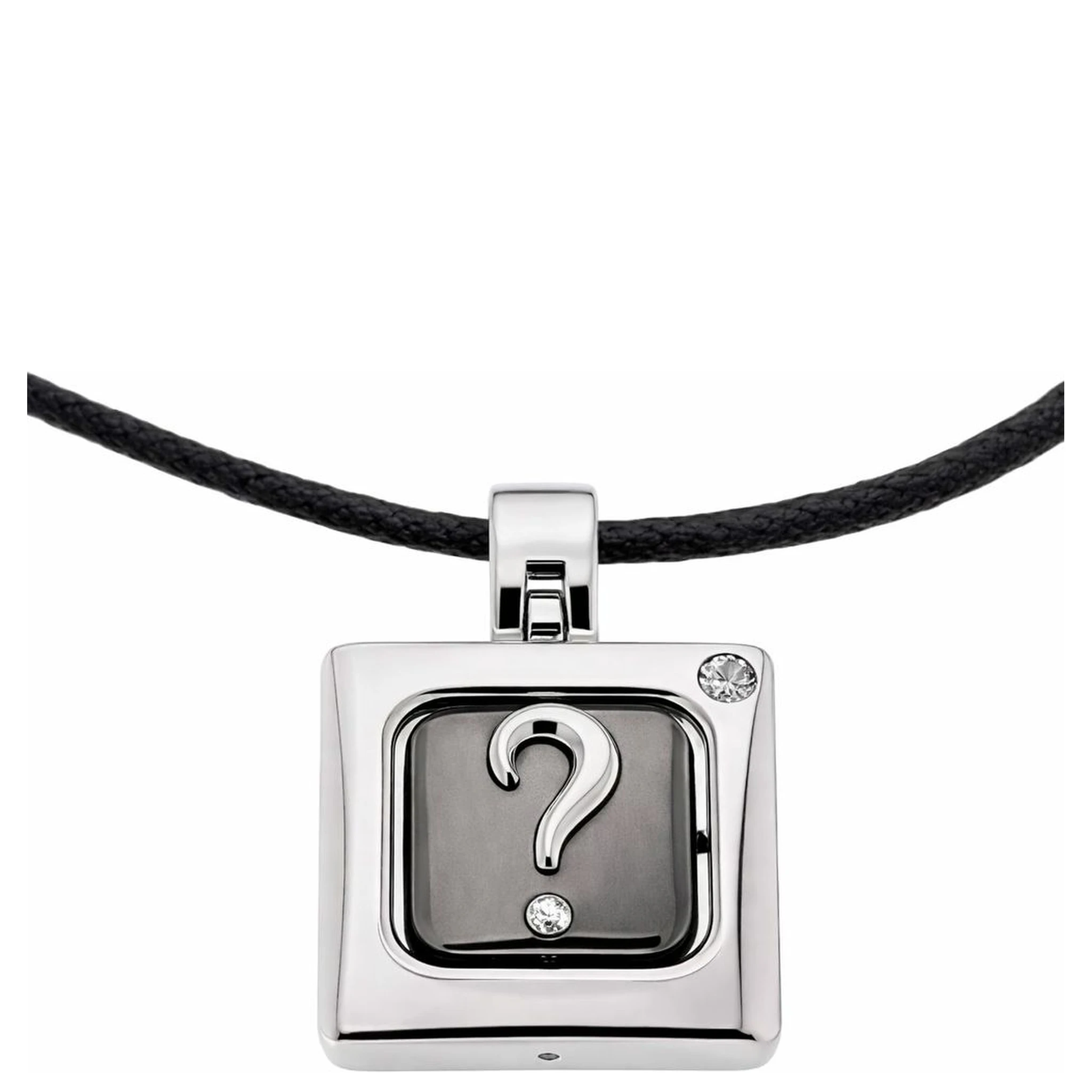 Gray Stainless Steel Necklace
