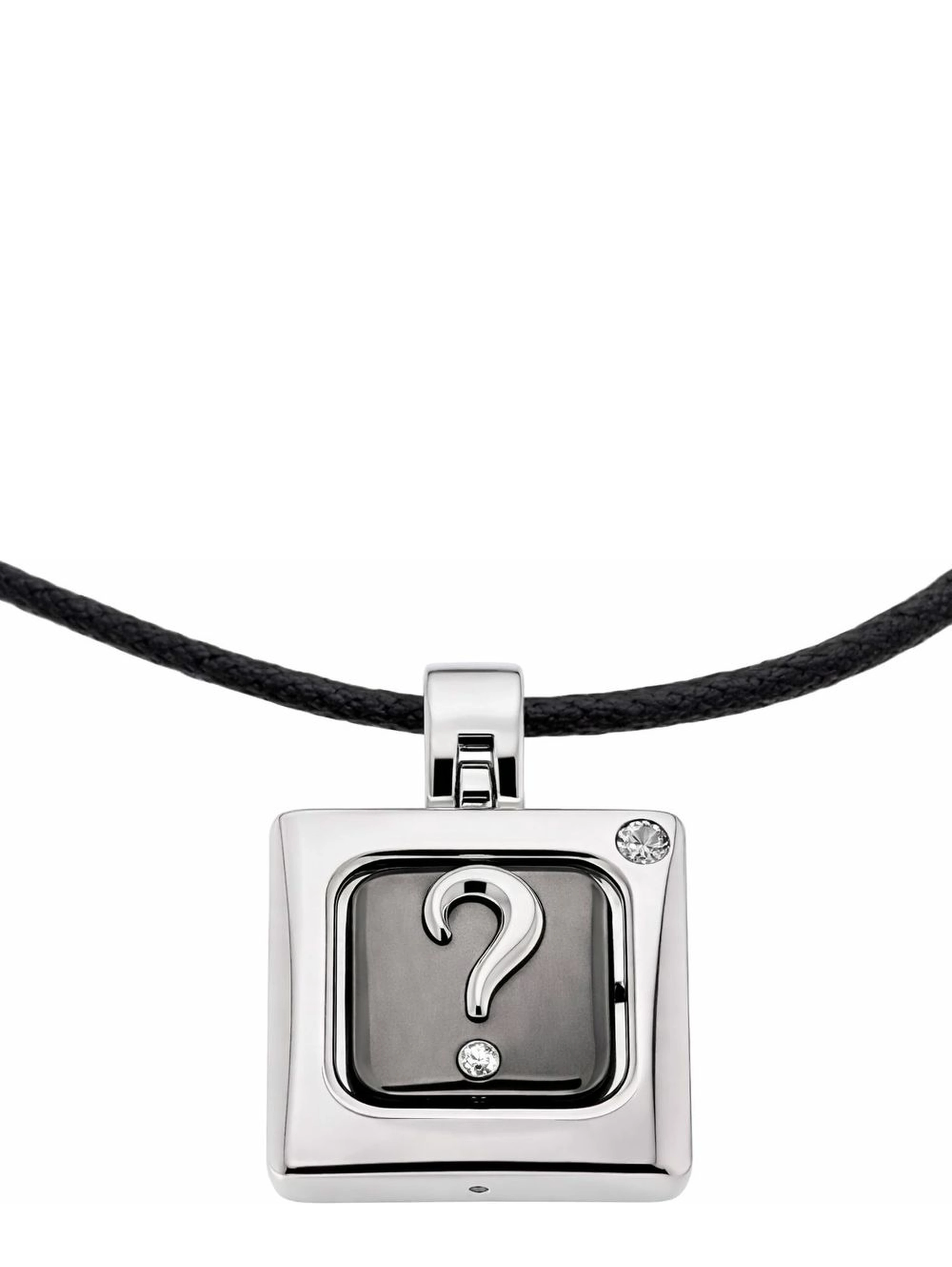 Gray Stainless Steel Necklace